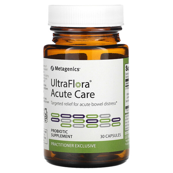 UltraFlora Acute Care, 30 капсул Metagenics