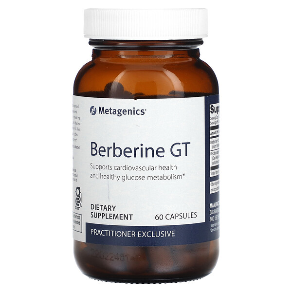 Берберин GT, 60 капсул Metagenics