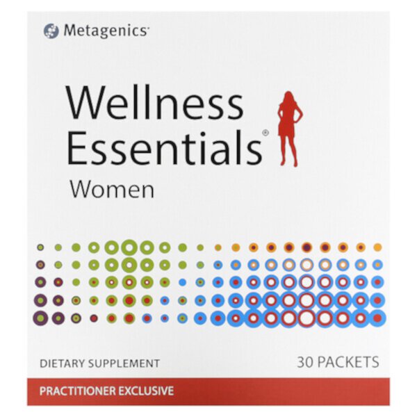 Wellness Essentials, для женщин, 30 пакетов Metagenics