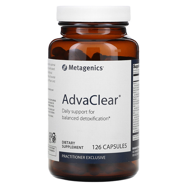 AdvaClear - 126 капсул - Metagenics - Формулы для детоксикации и очищения Metagenics