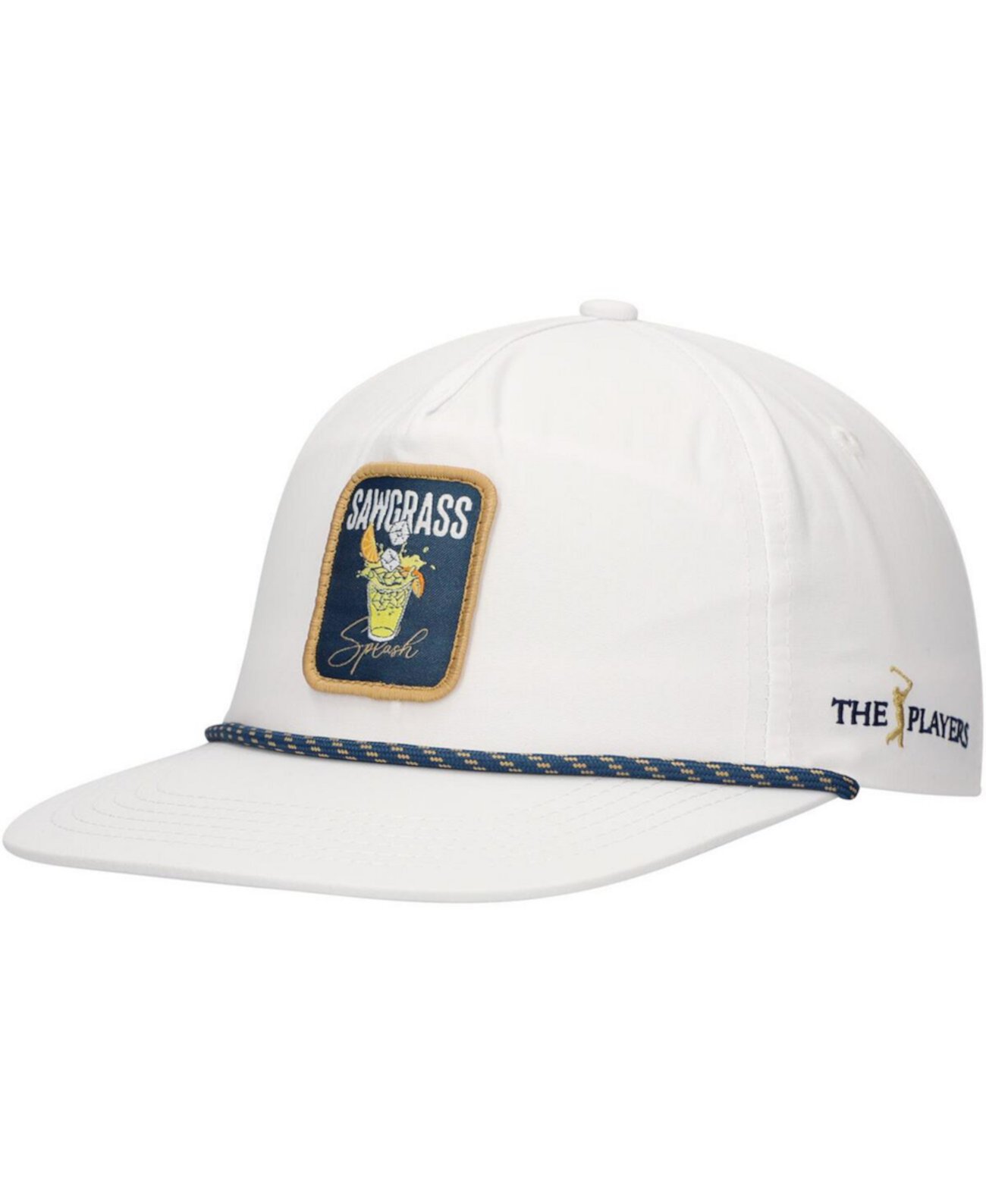 Мужская белая кепка THE PLAYERS Snapback Barstool Golf