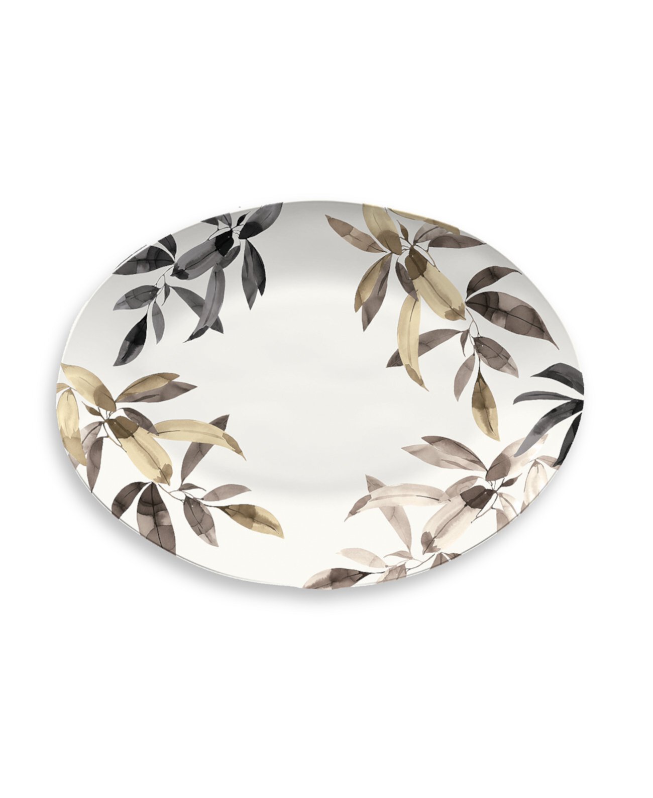 Bali Leaves Oval Platter, 18.9" TarHong