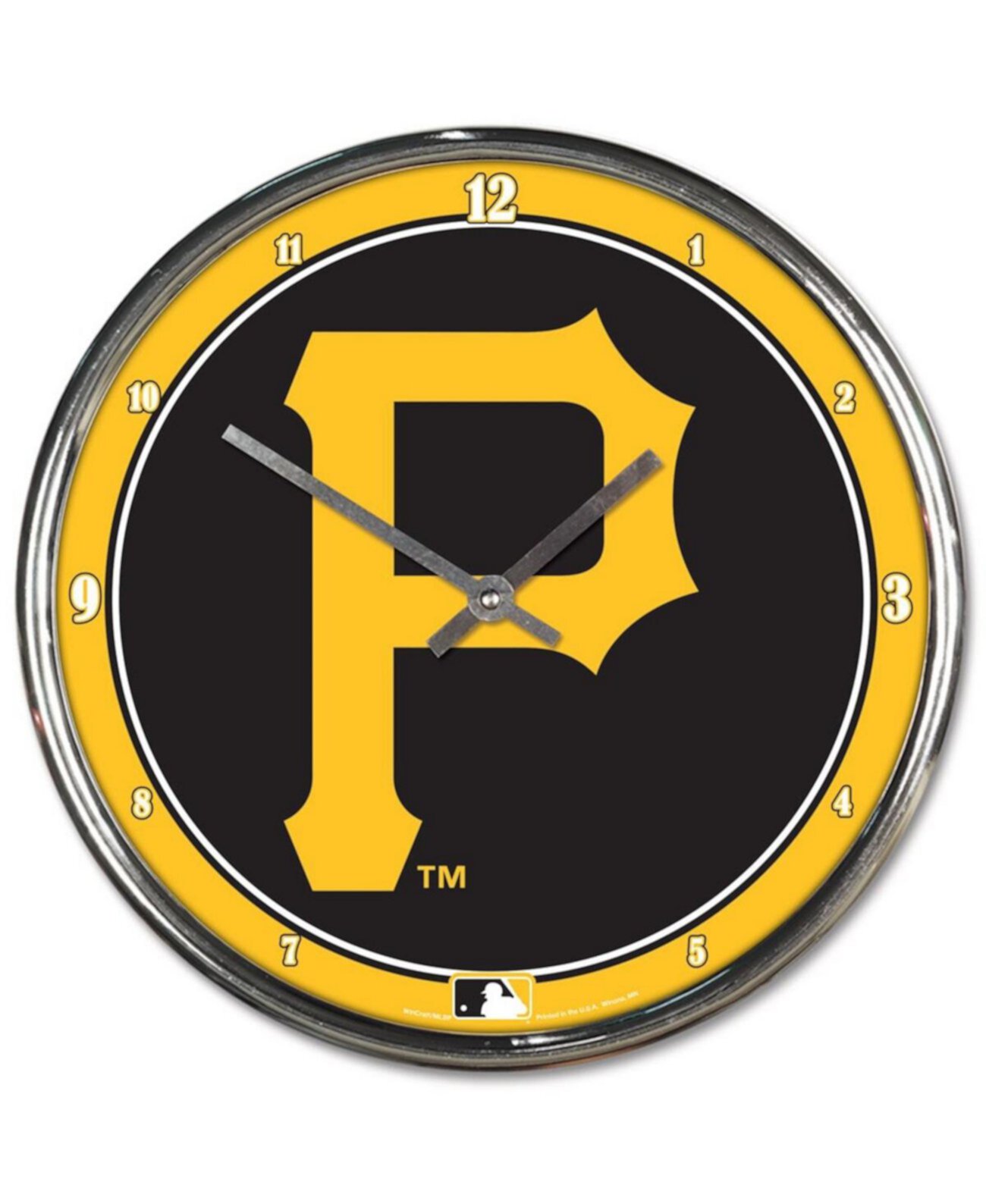 Хромированные настенные часы Pittsburgh Pirates Wincraft