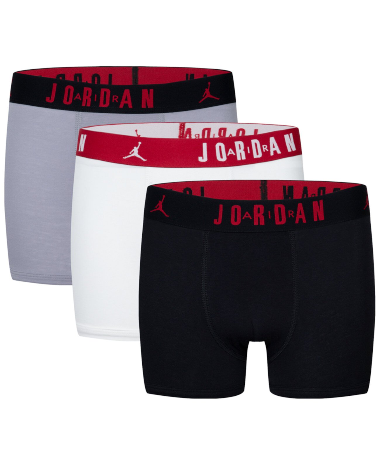 Трусы-боксеры с хлопковым сердечником Big Boys Flight Dri-Fit, набор из 3 шт. Jordan