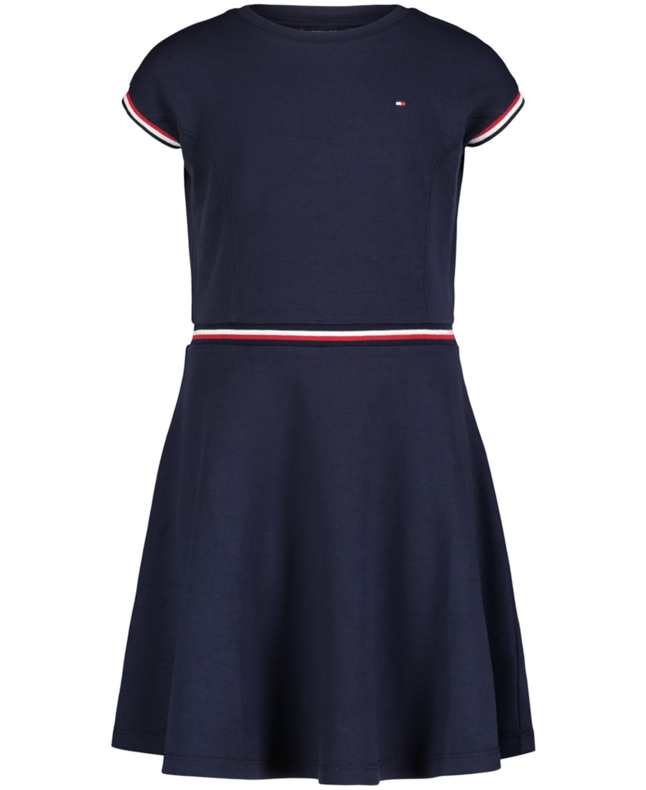Нарядное платье с короткими рукавами для маленьких девочек Tommy Hilfiger