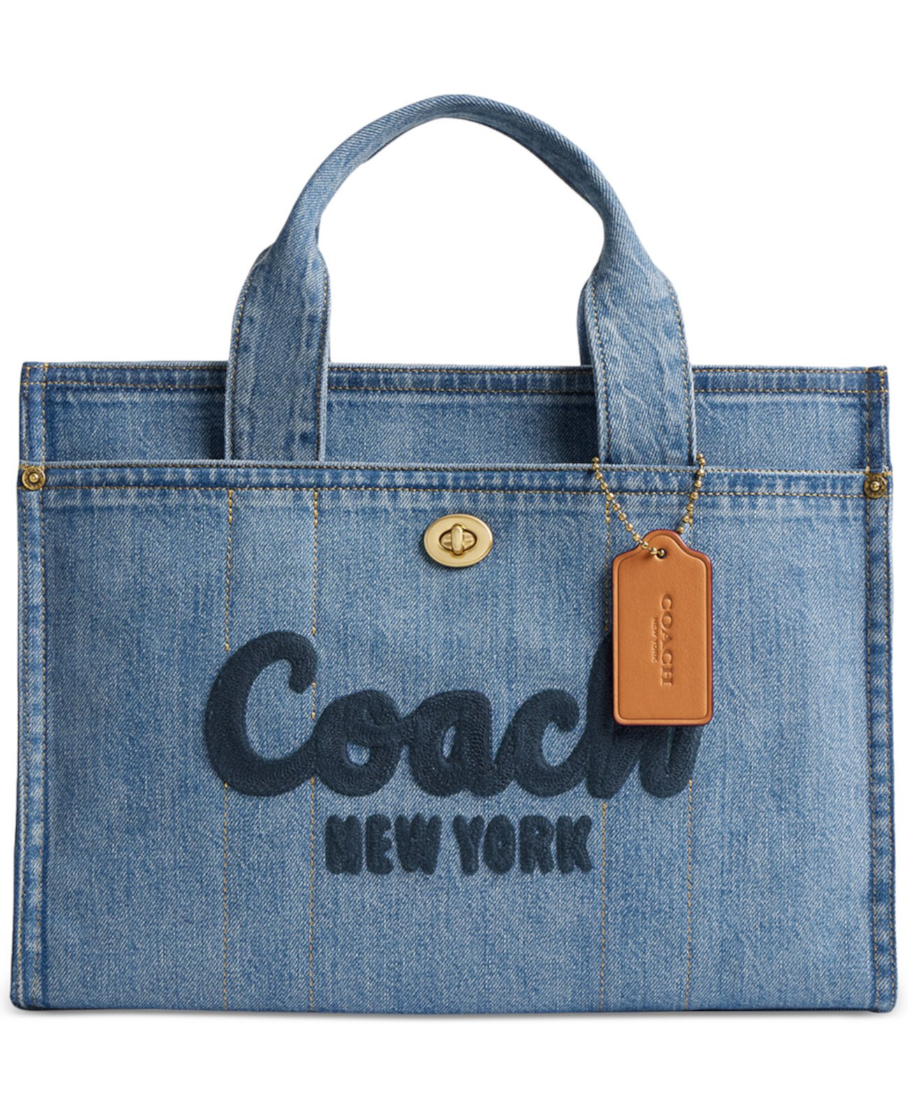 Сумка тоут COACH Denim Cargo Medium Tote COACH