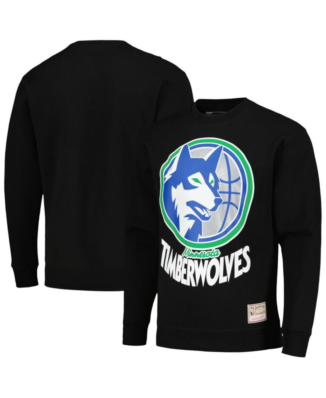  Пуловер Mitchell & Ness Minnesota Timberwolves Hardwood Classics Mitchell & Ness