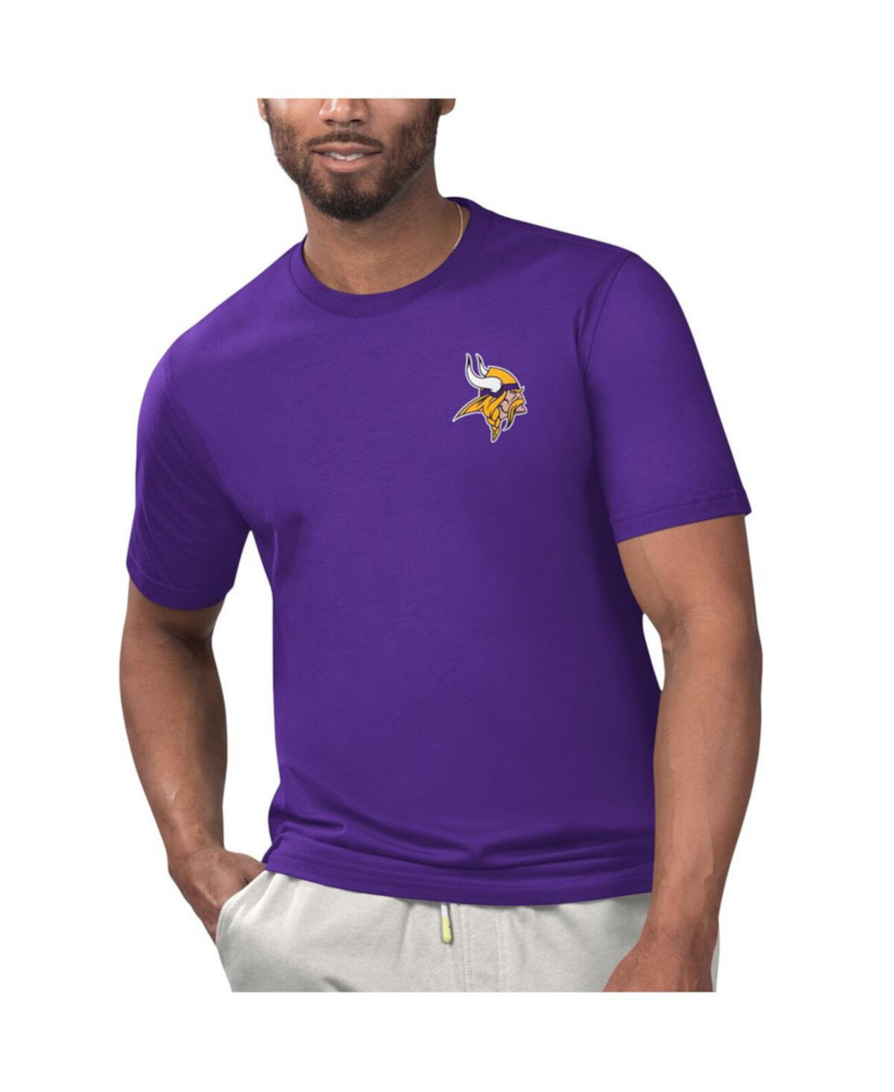 Фиолетовая футболка с логотипом команды Minnesota Vikings 'Licensed to Chill' Margaritaville