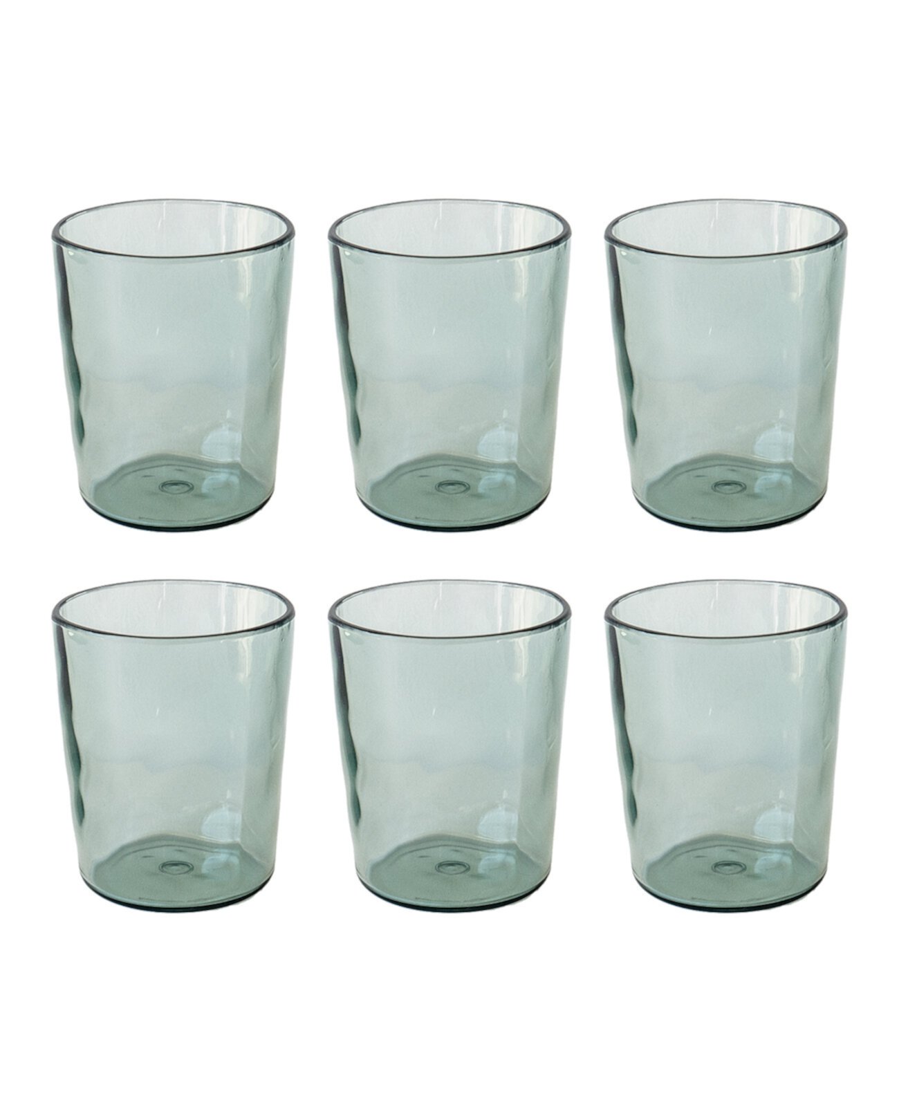 Rustic DOF Glasses 14.6 oz, Set of 6 TarHong