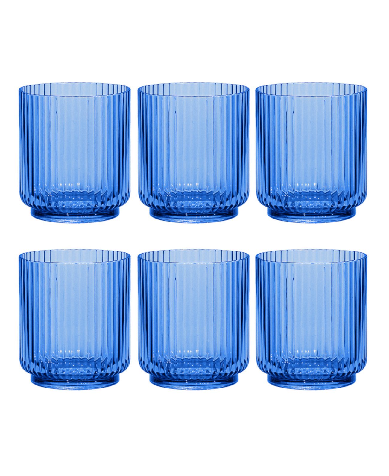 Mesa DOF Cobalt Glasses 15 oz, Set of 6 TarHong