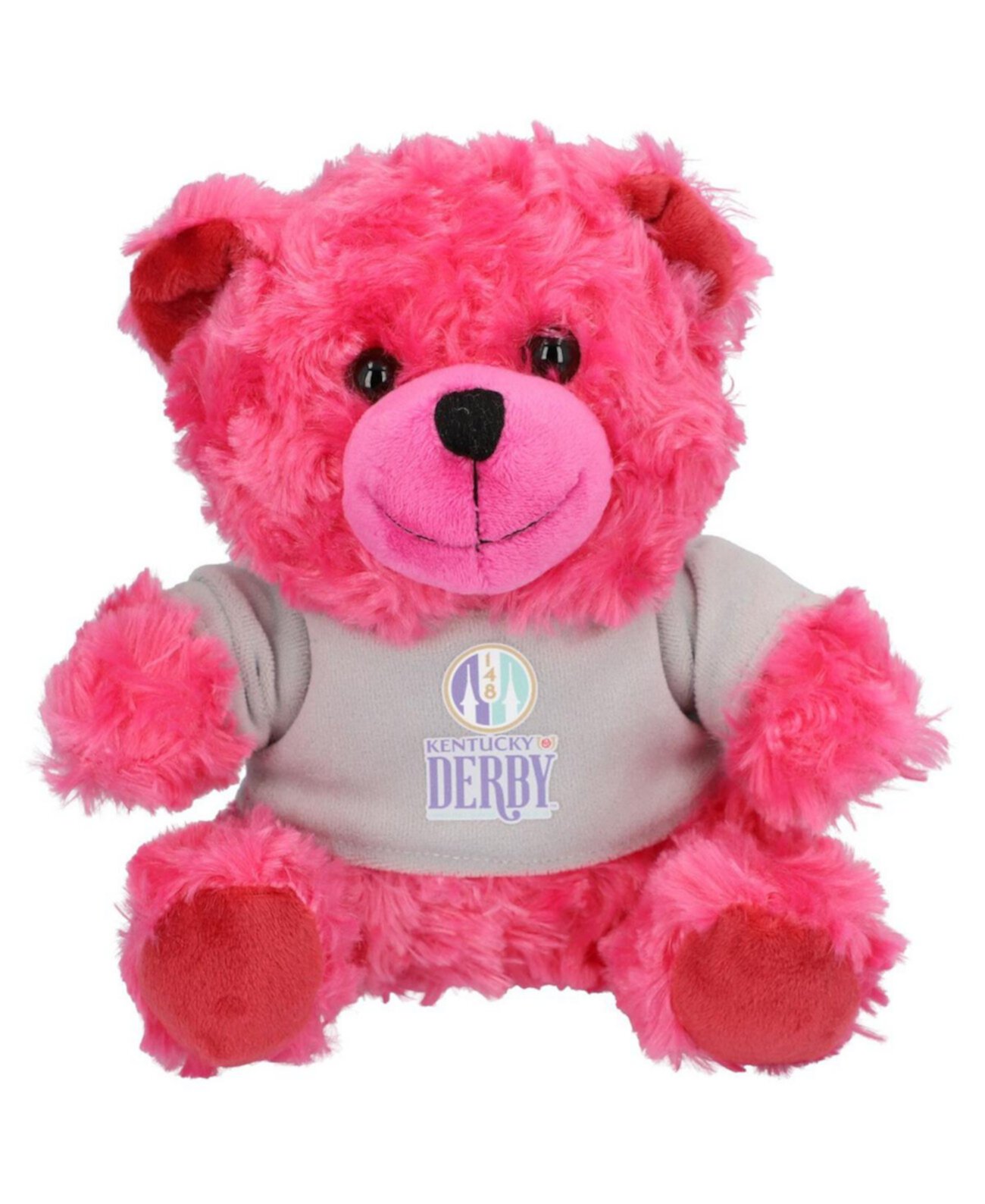 Розовый Kentucky Derby 148 Сидящий медведь в рубашке 7,5 дюйма FOCO