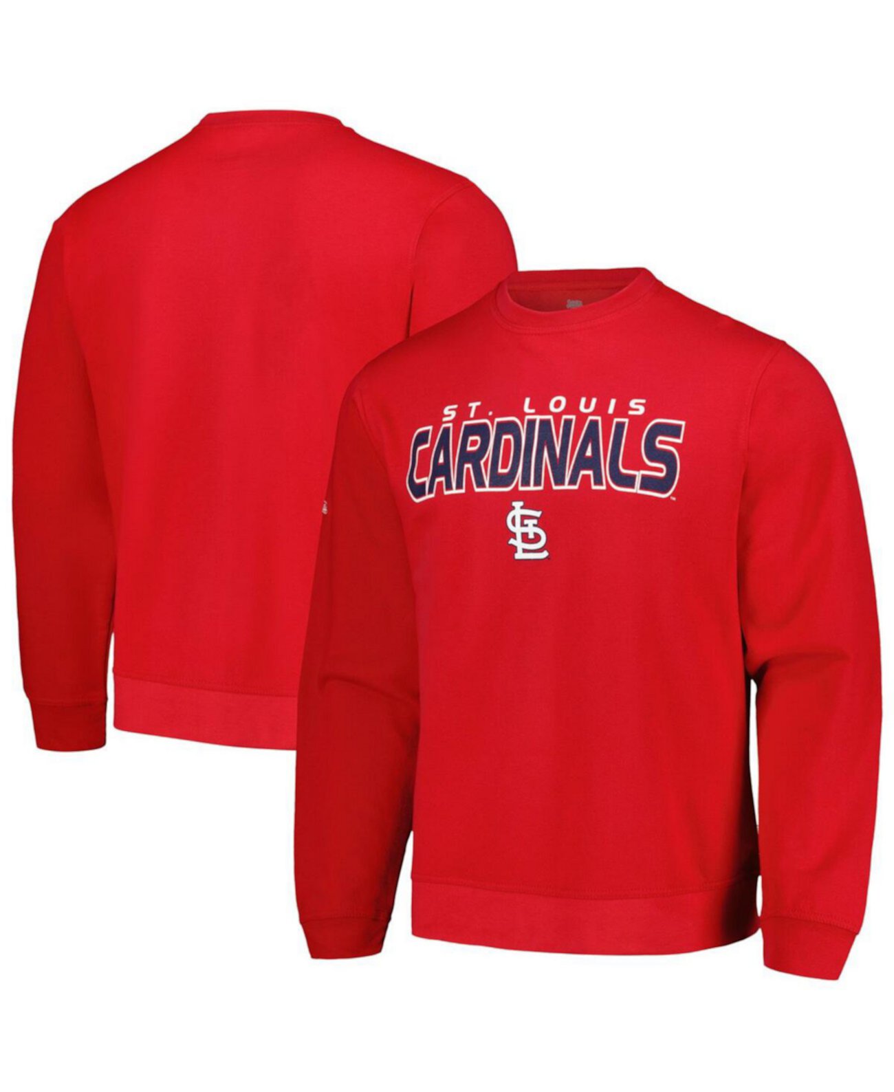 Мужской красный пуловер St. Louis Cardinals свитшот Stitches