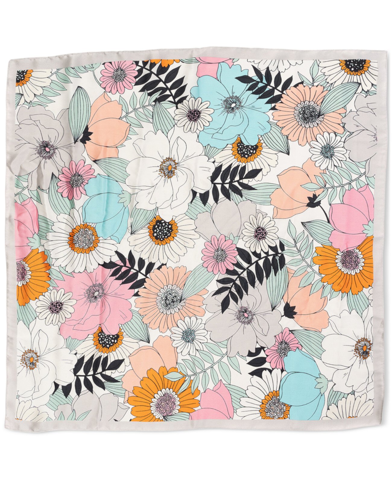 Женский квадратный шарф Spring Has Sprung с цветочным принтом, созданный для Macy's On 34th