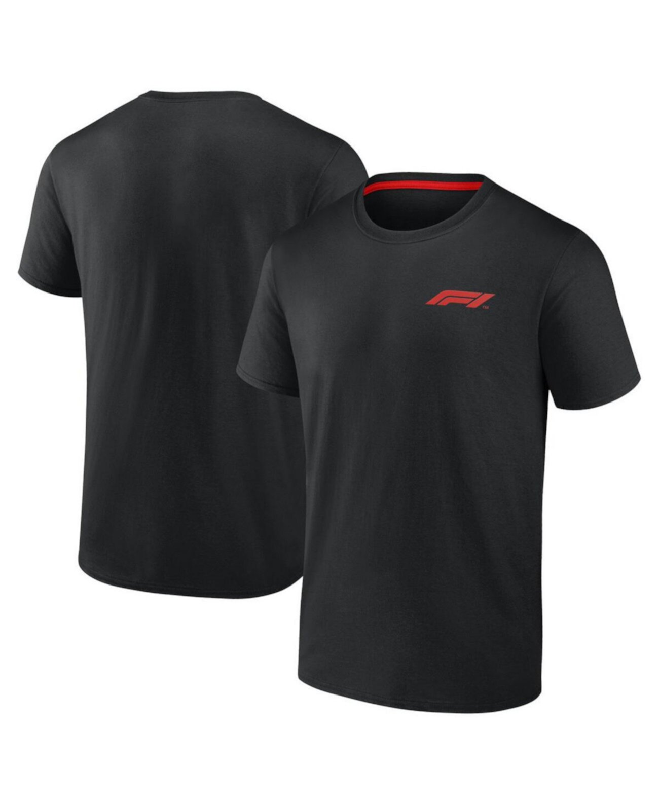 Мужская черная футболка с логотипом Formula 1 Fanatics