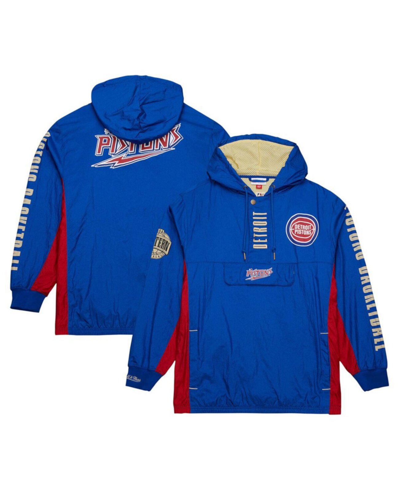 Мужская Повседневная куртка Mitchell & Ness Detroit Pistons Team OG 2.0 Mitchell & Ness