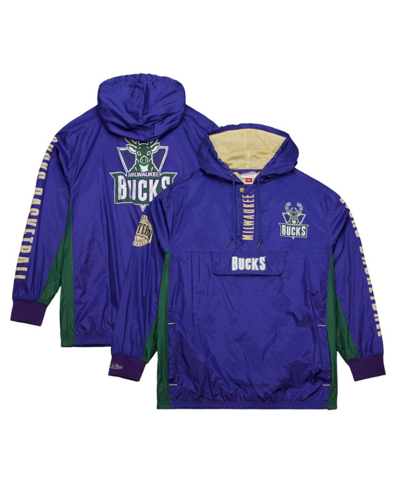 Мужская Повседневная куртка Mitchell & Ness Milwaukee Bucks Team OG 2.0 Vintage Mitchell & Ness