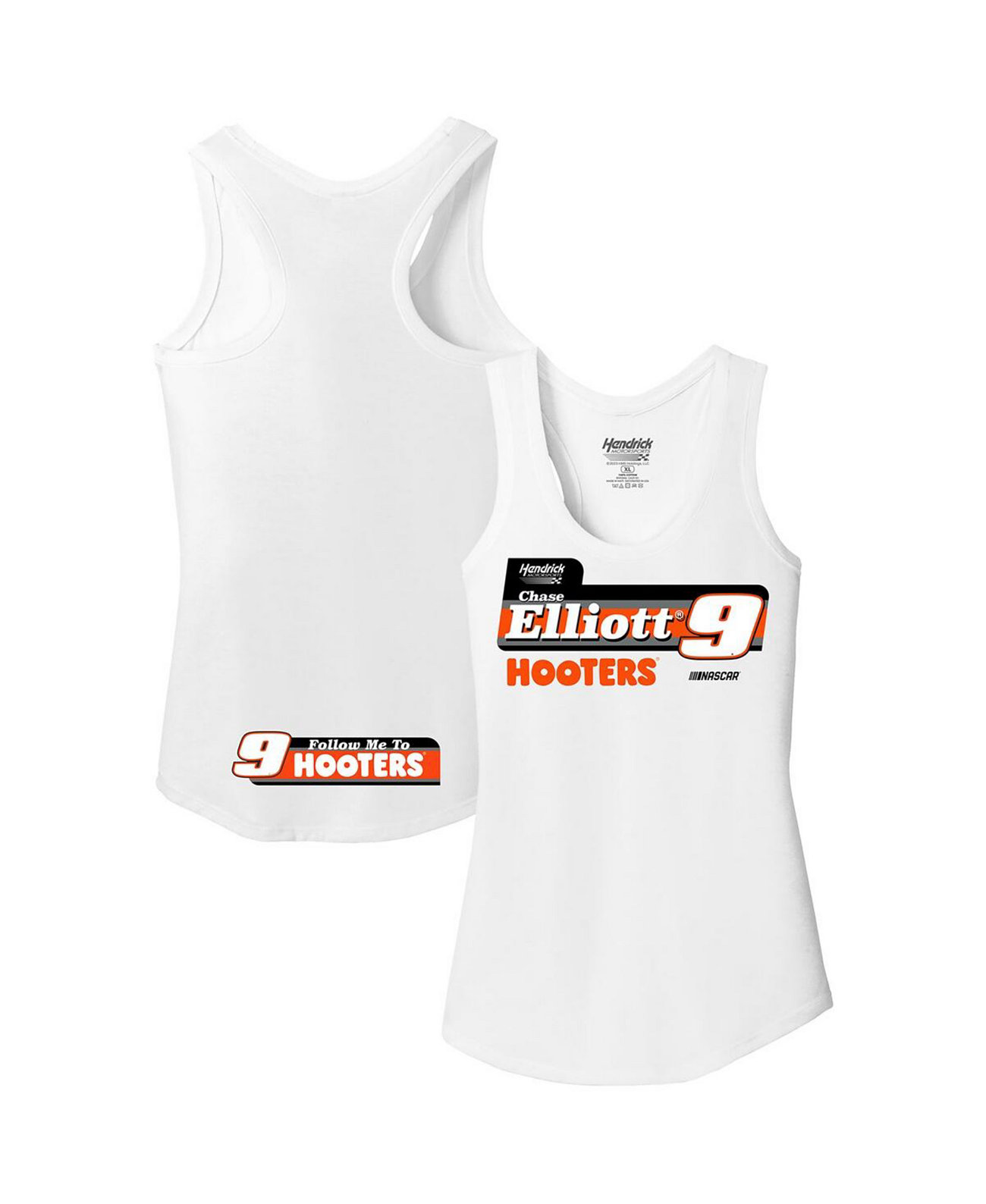 Женское Джерси Hendrick Motorsports Team Collection Hooters Racer Back Hendrick Motorsports Team Collection