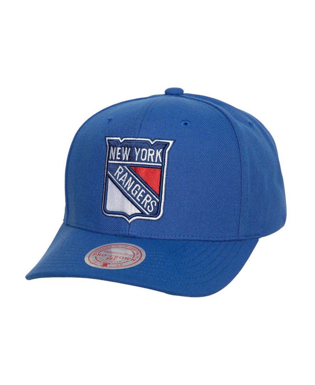 Мужская синяя регулируемая кепка New York Rangers Team Ground Pro Mitchell & Ness