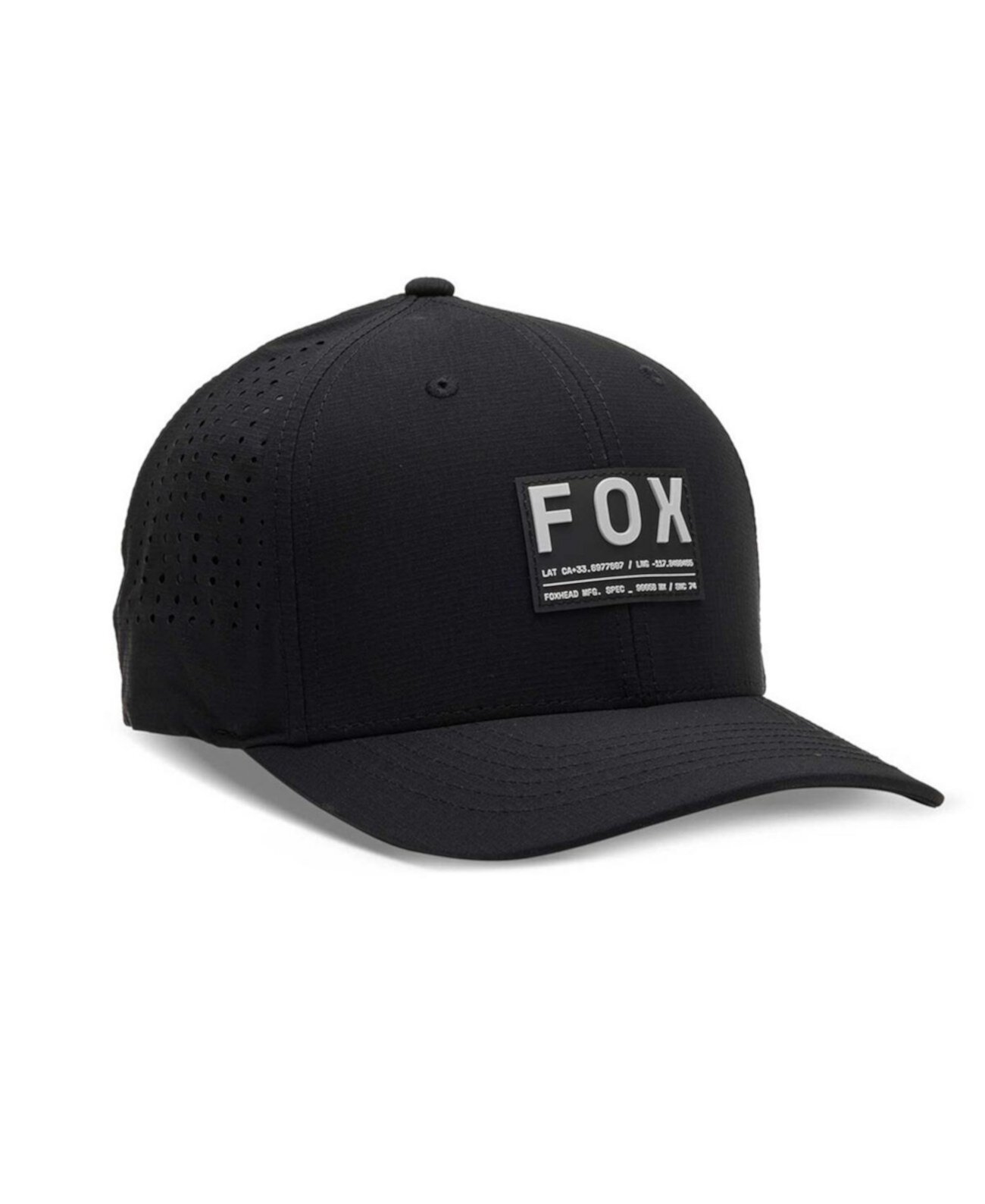 Бейсболка Fox Men's Black Non-Stop Tech Flex Hat Fox