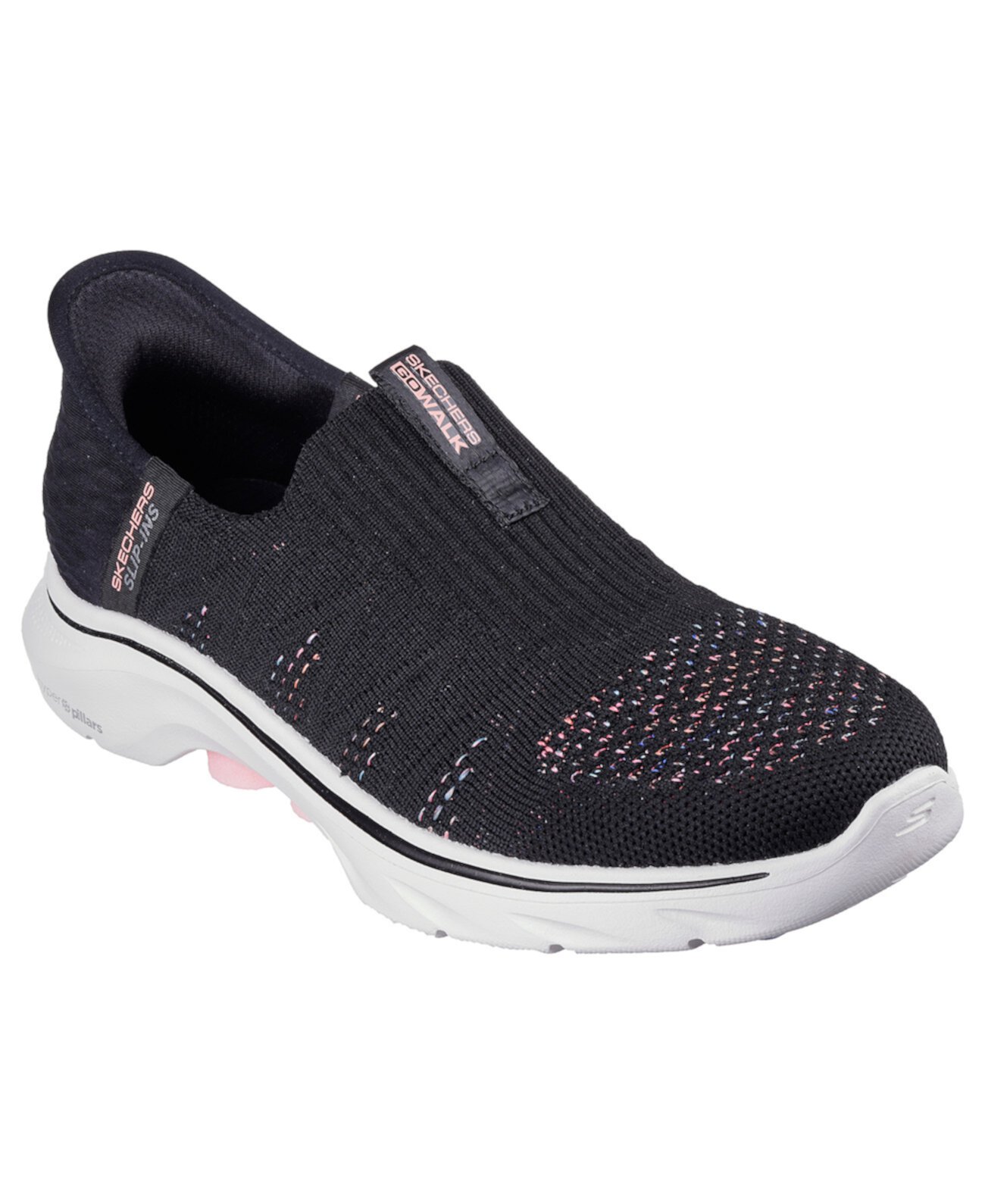 Женские кроссовки SKECHERS GO WALK 7 - City Lights с дышащей амортизацией и резиновой подошвой SKECHERS