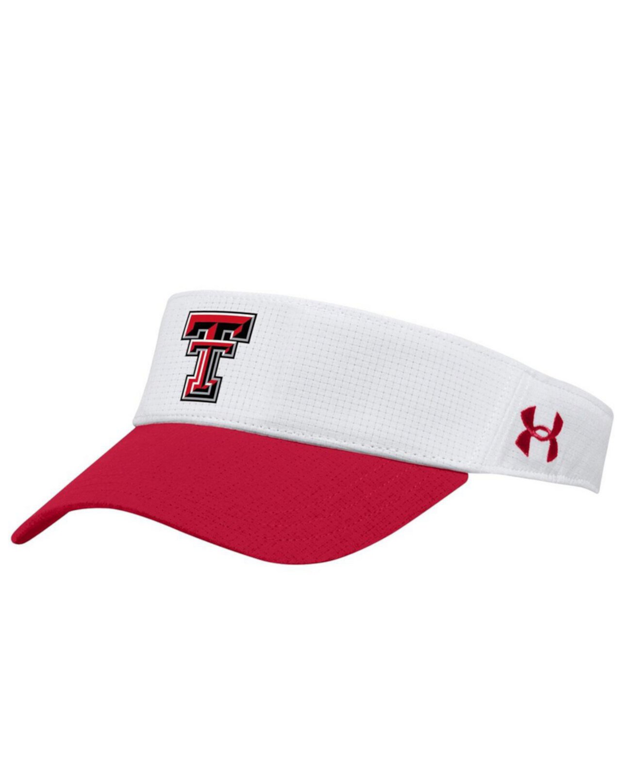 Бейсболка Under Armour Мужская Белая с Логотипом Texas Tech Red Raiders Under Armour