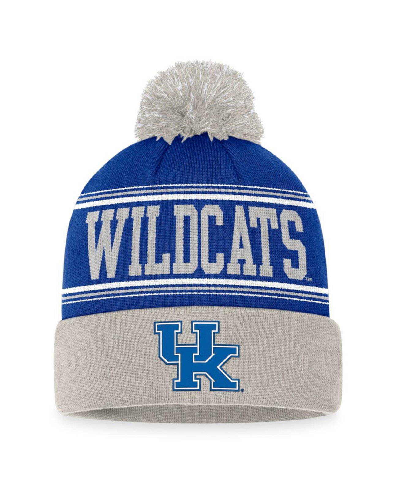 Мужская трикотажная шапка с отворотом и помпоном Kentucky Wildcats Top of the World