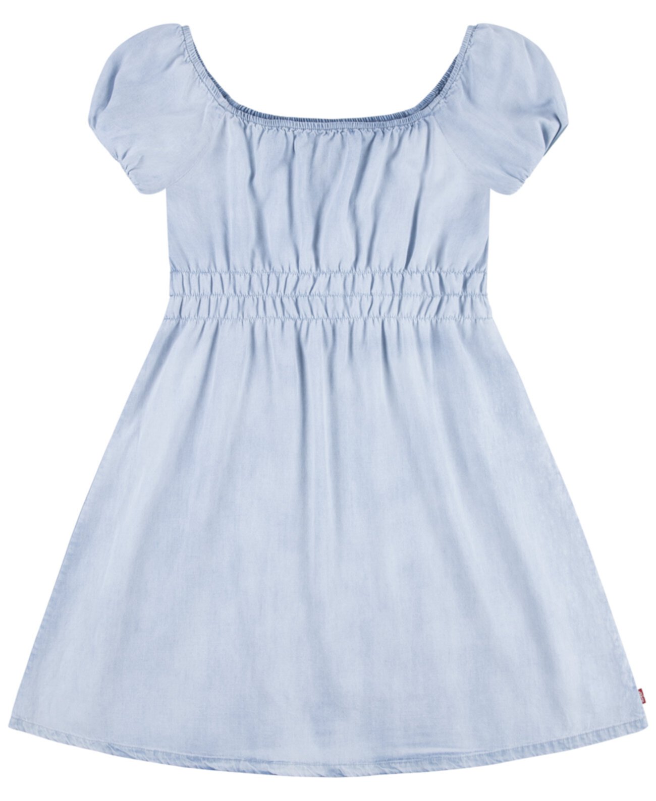 Платье с квадратным вырезом и пышными рукавами для маленьких девочек Levi's®