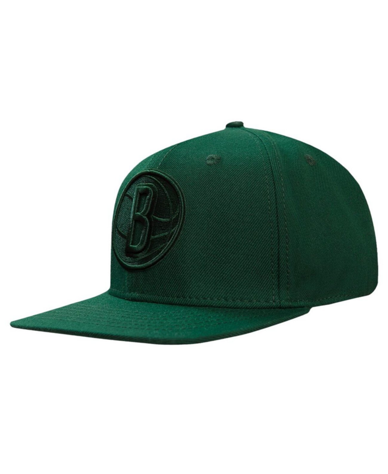 Бейсболка Pro Standard Men's Forest Green Brooklyn Nets Tonal Logo Snapback Pro Standard