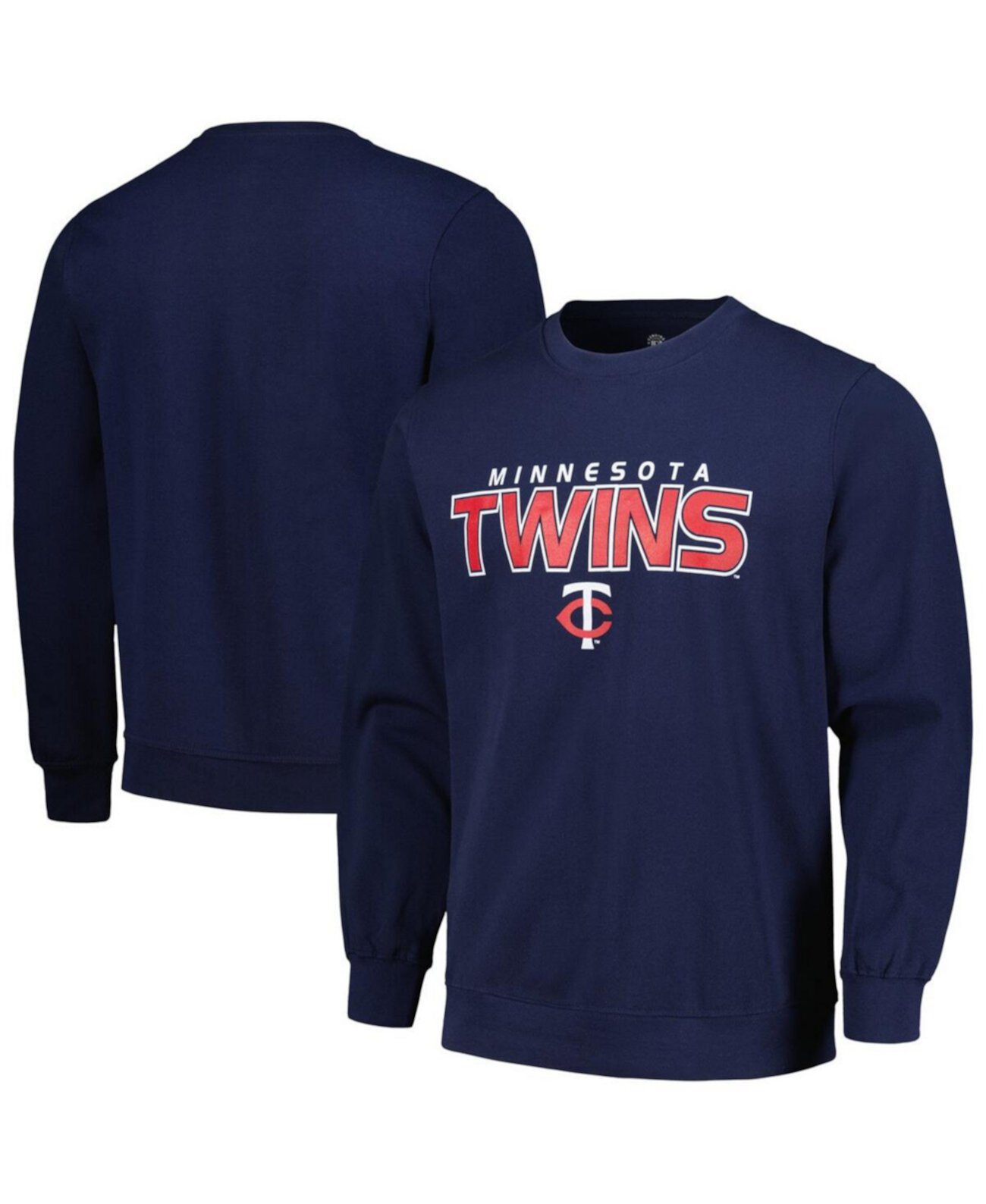 Мужской темно-синий пуловер Minnesota Twins свитшот Stitches