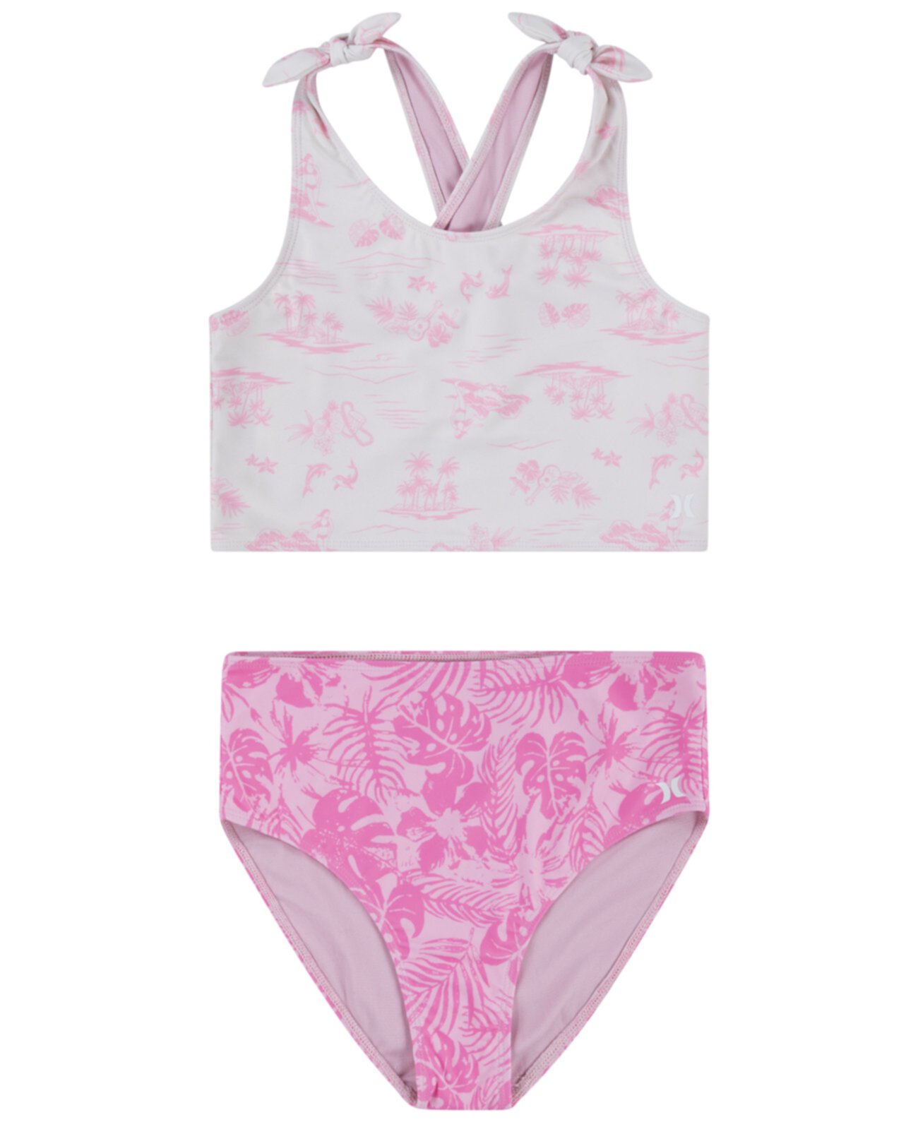 Купальник Hurley Для Девочек Crossback Tankini Set Hurley