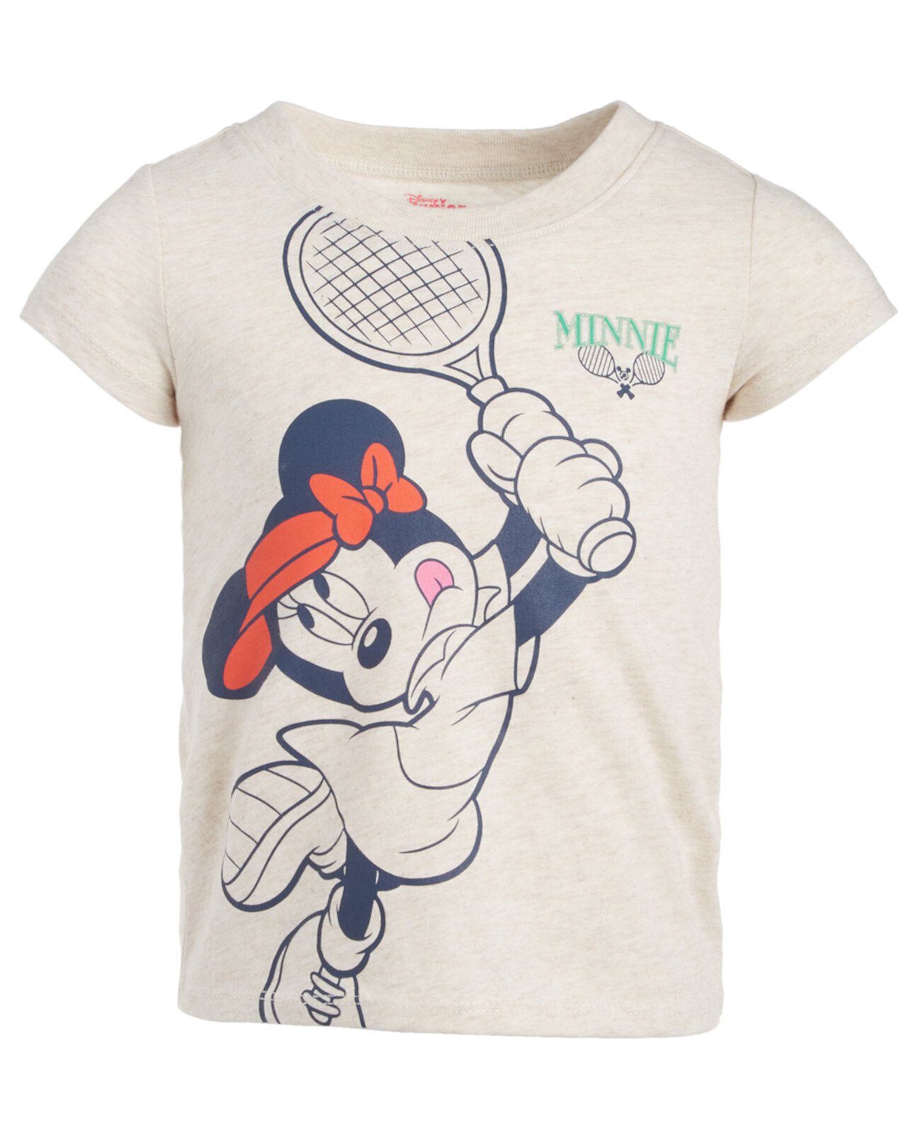 Теннисная футболка с рисунком Минни Маус для малышей и маленьких девочек Disney