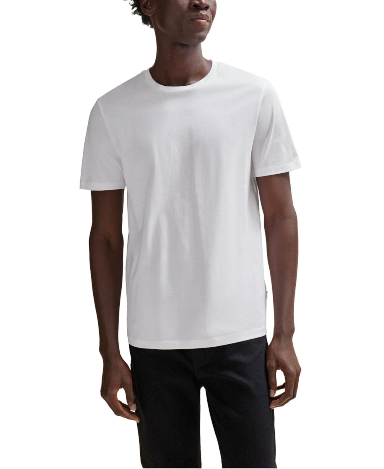 Мужская облегающая футболка с короткими рукавами BOSS