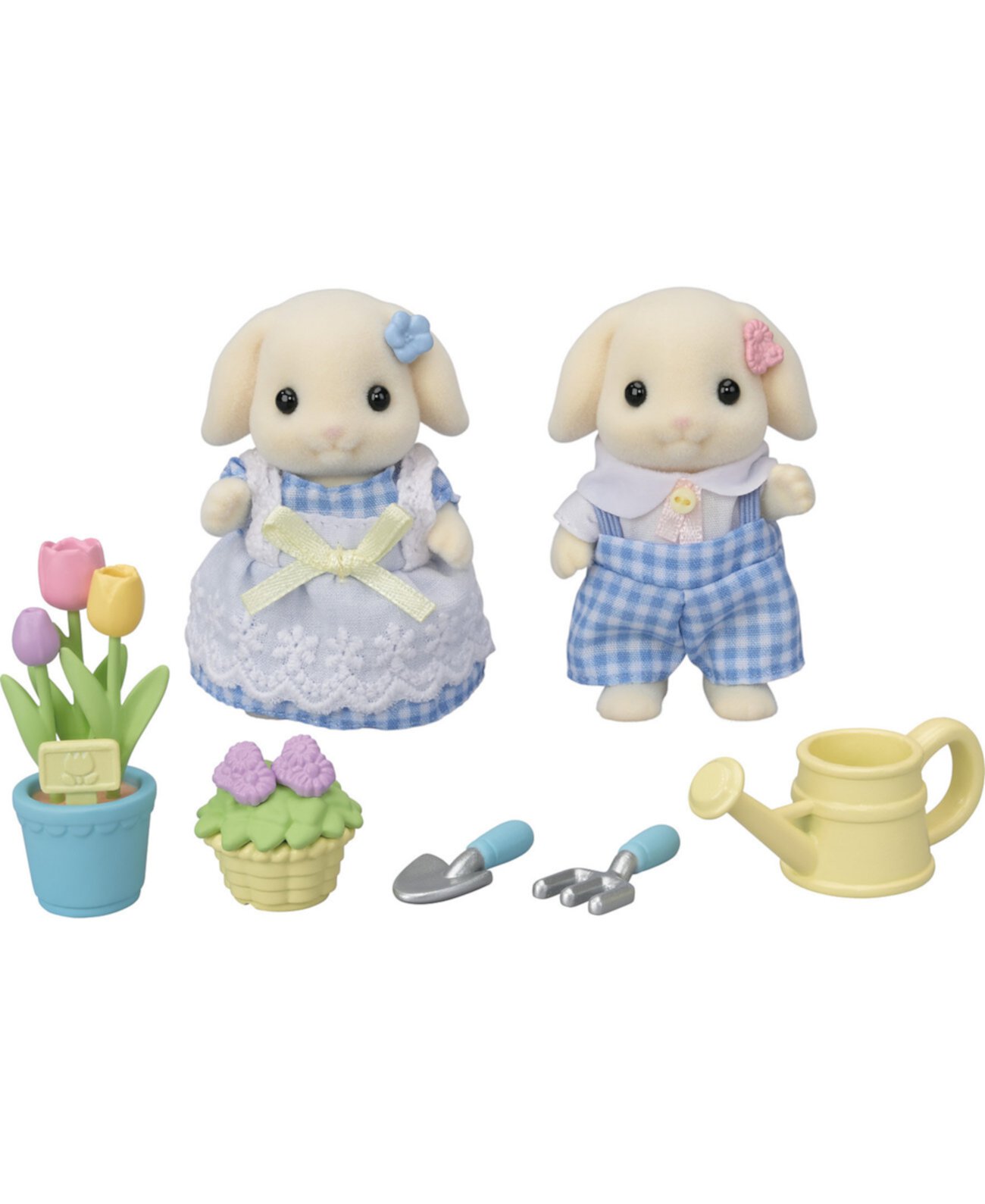 Садовый набор Blossom -Flora Rabbit Sister Brother- Calico Critters