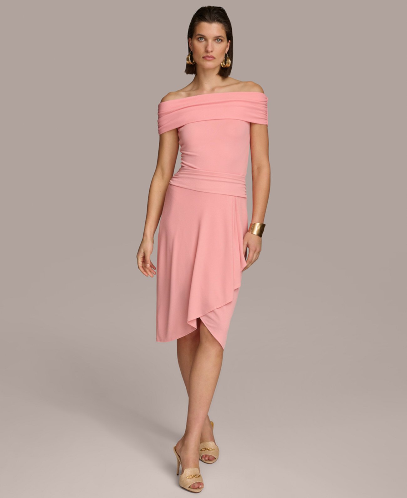 Женская юбка с искусственным запахом Donna Karan New York