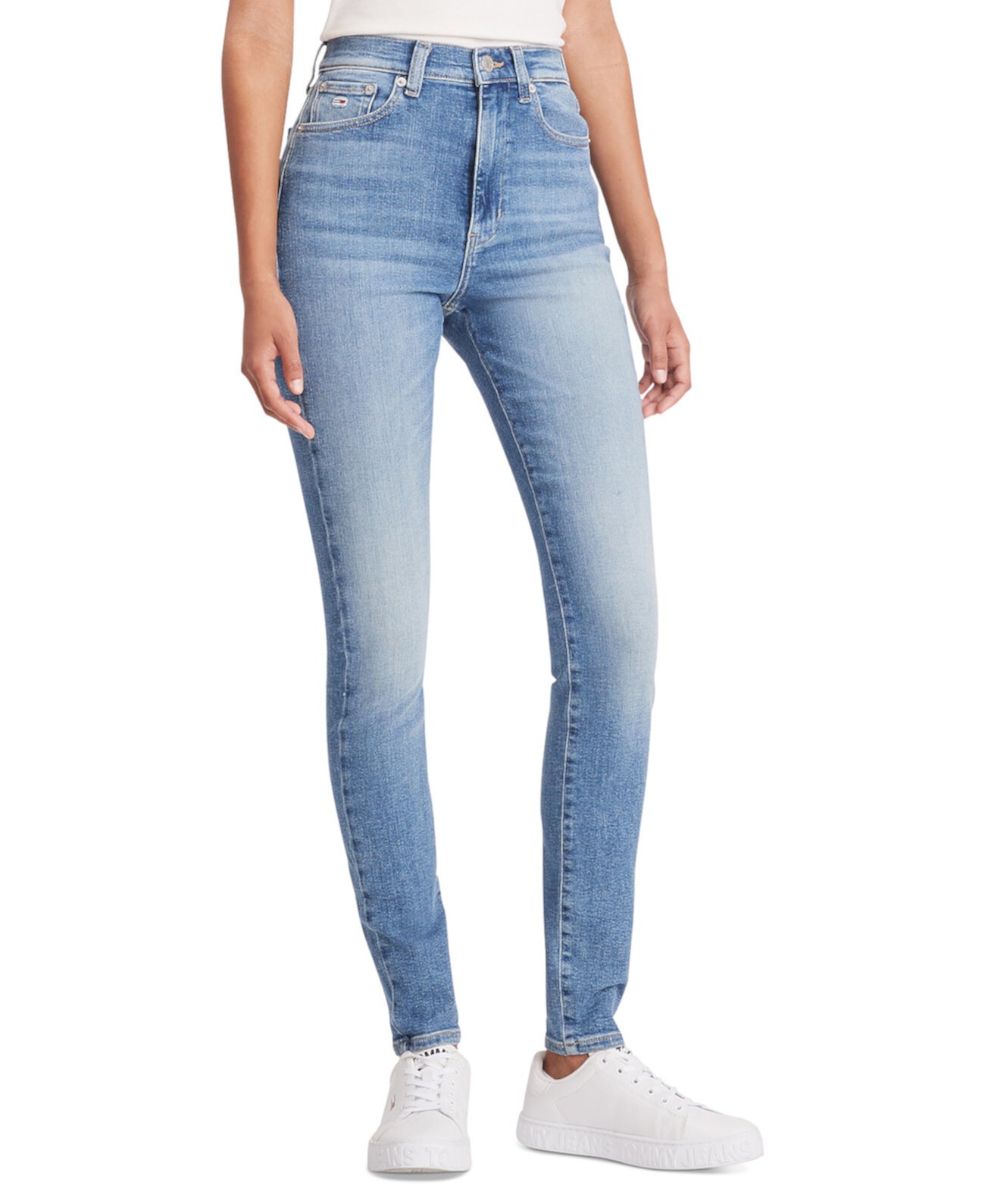 Женские джинсы скинни Sylvia с высокой посадкой Tommy Jeans