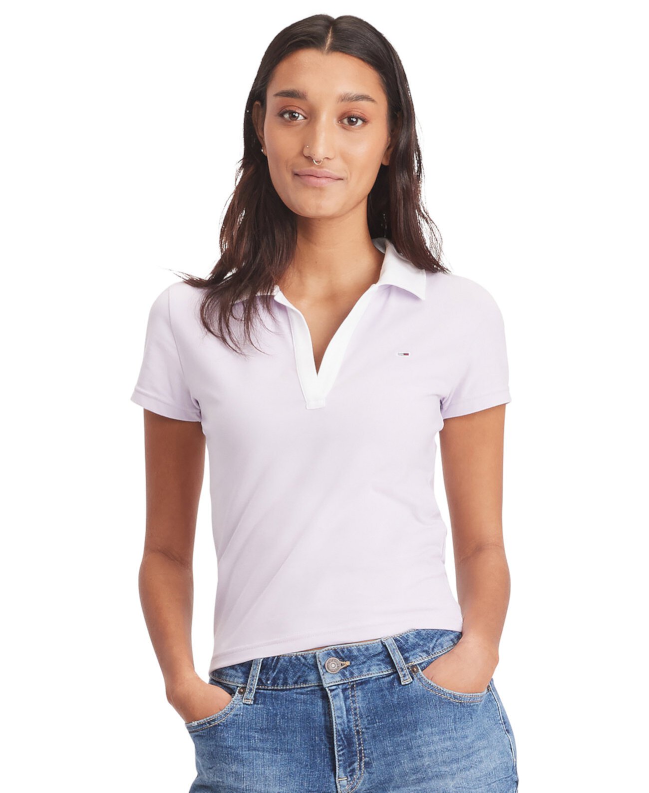 Женская футболка с контрастным воротником Tommy Jeans Tommy Jeans