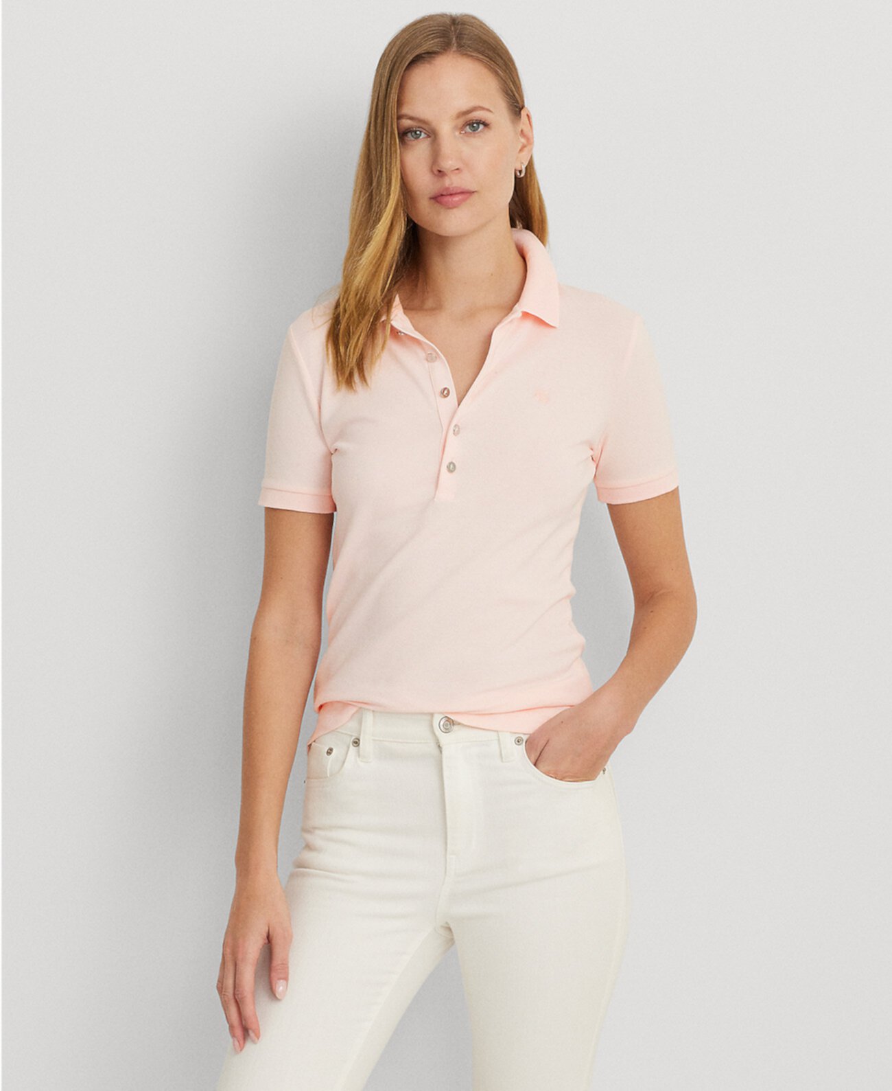 Женская рубашка-поло Petite Piqué от LAUREN Ralph Lauren LAUREN Ralph Lauren