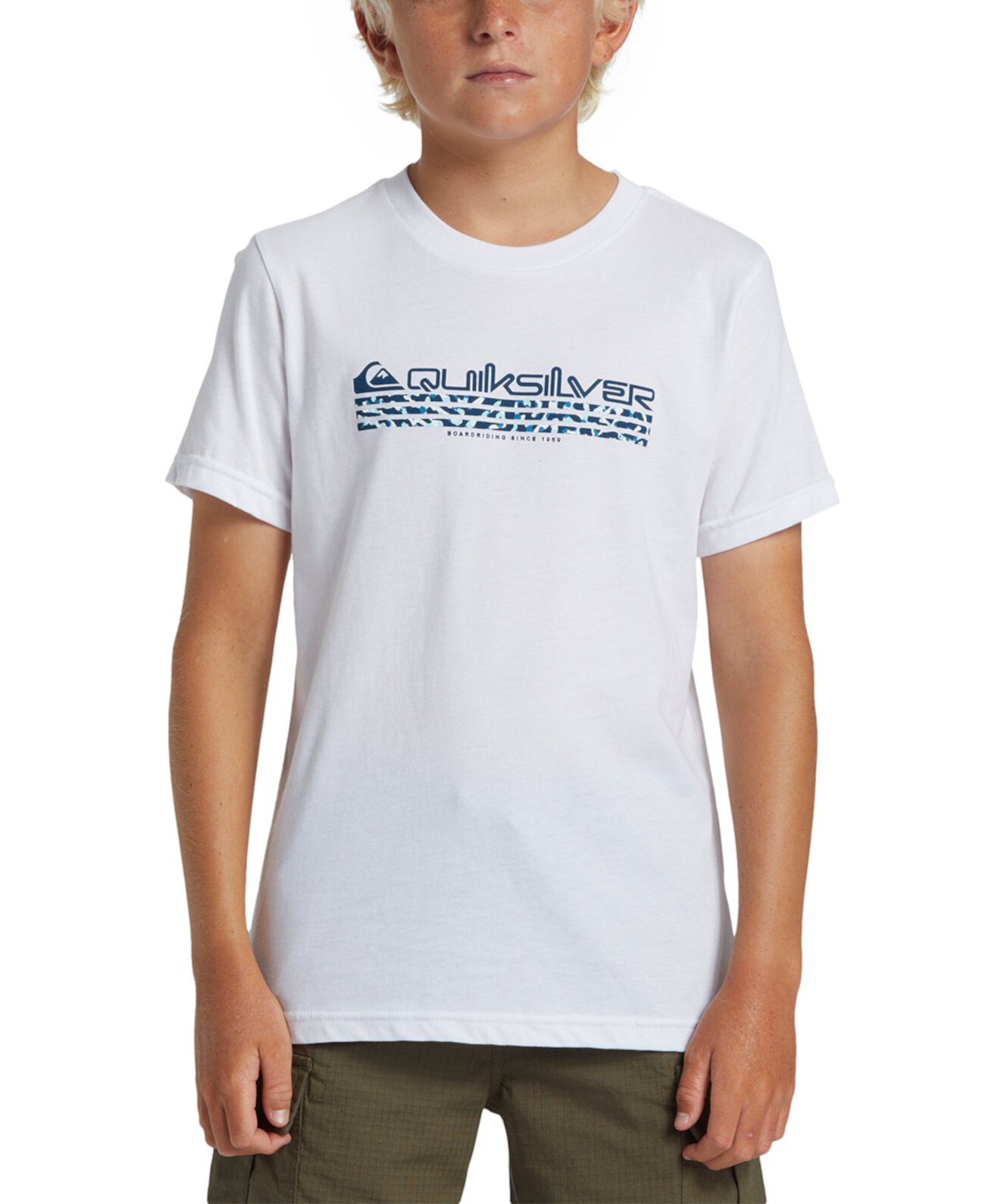 Хлопковая футболка с рисунком Big Boys Quiksilver