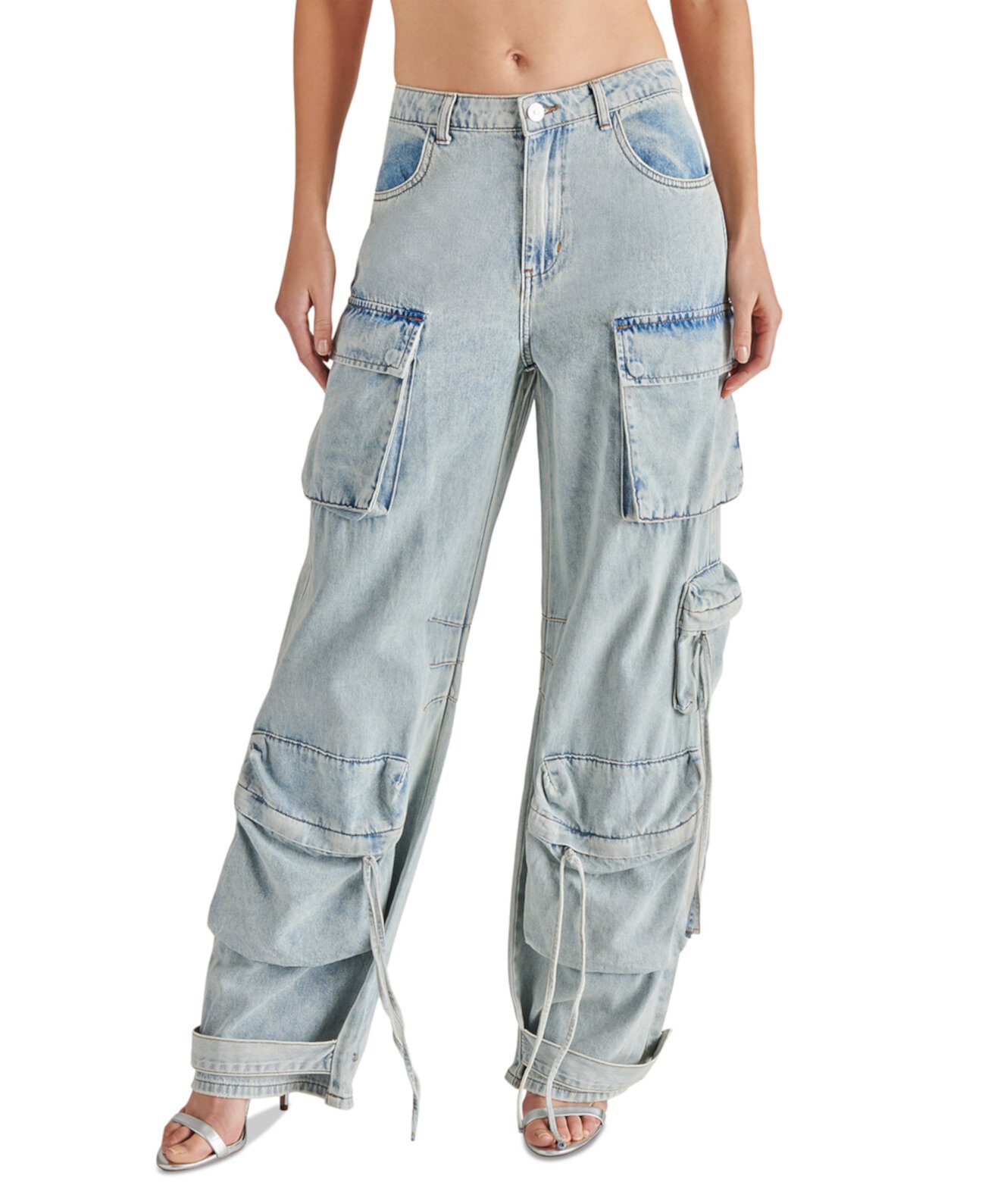 Женские джинсовые хлопковые брюки-карго Duo Steve Madden