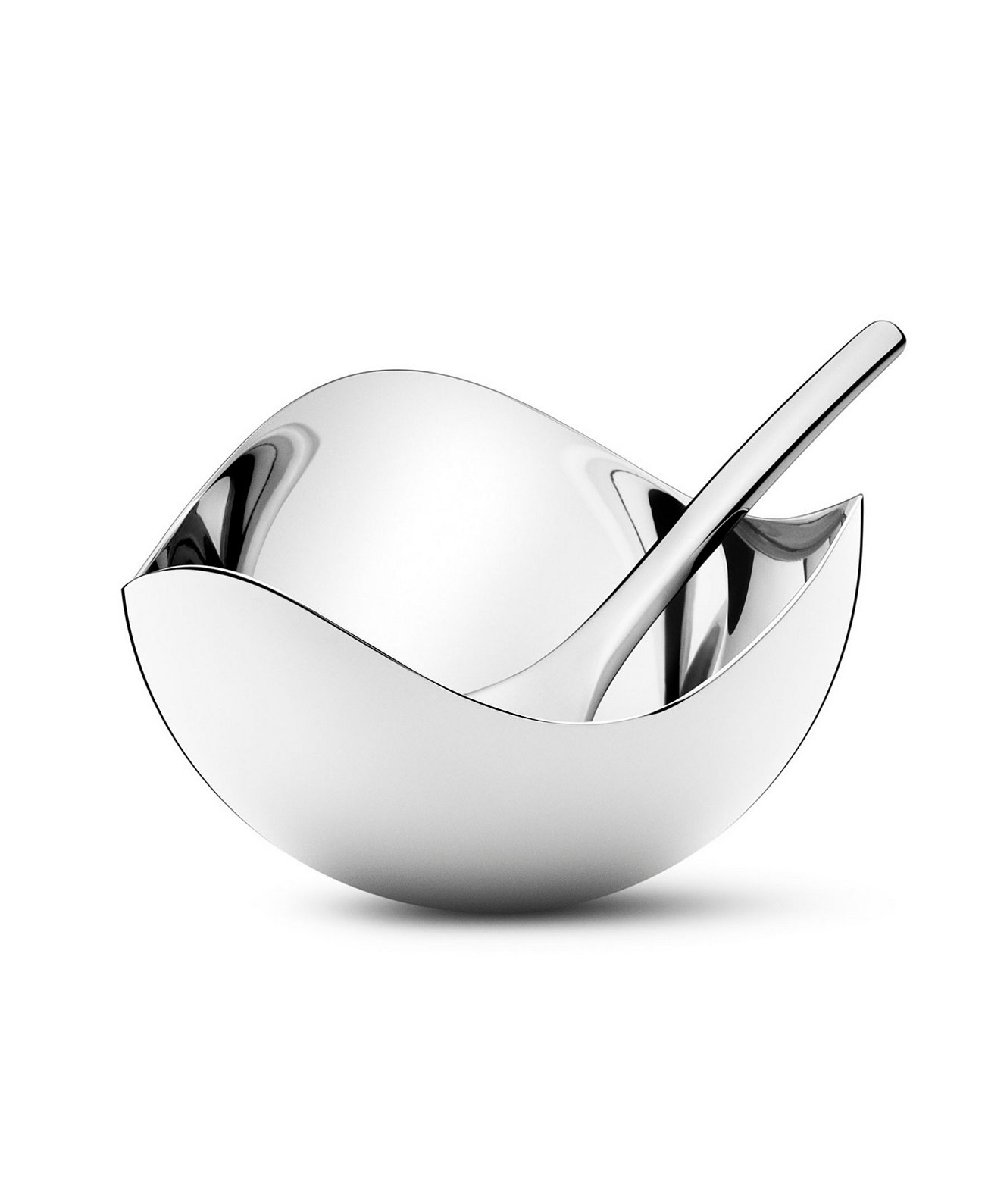 Солонка Блум и ложка Georg Jensen