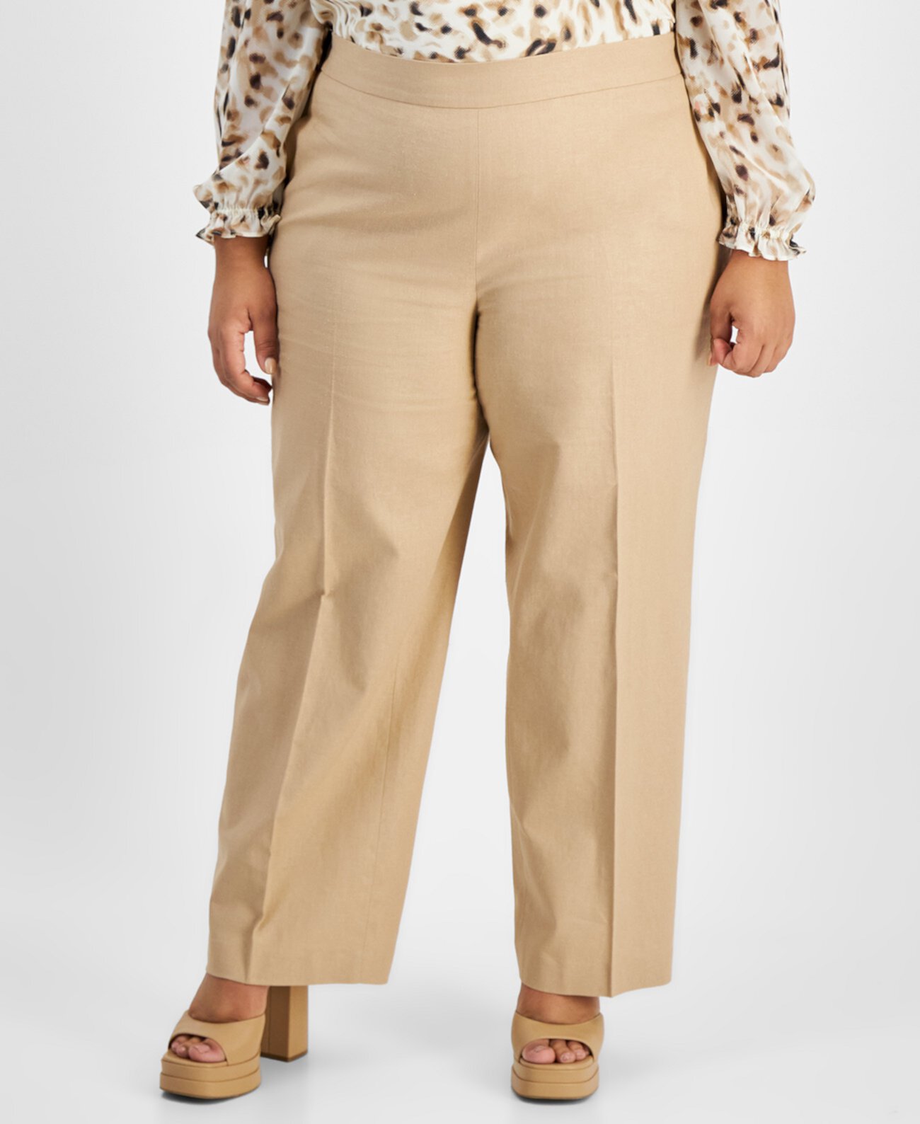 Широкие брюки больших размеров, созданные для Macy's Bar III