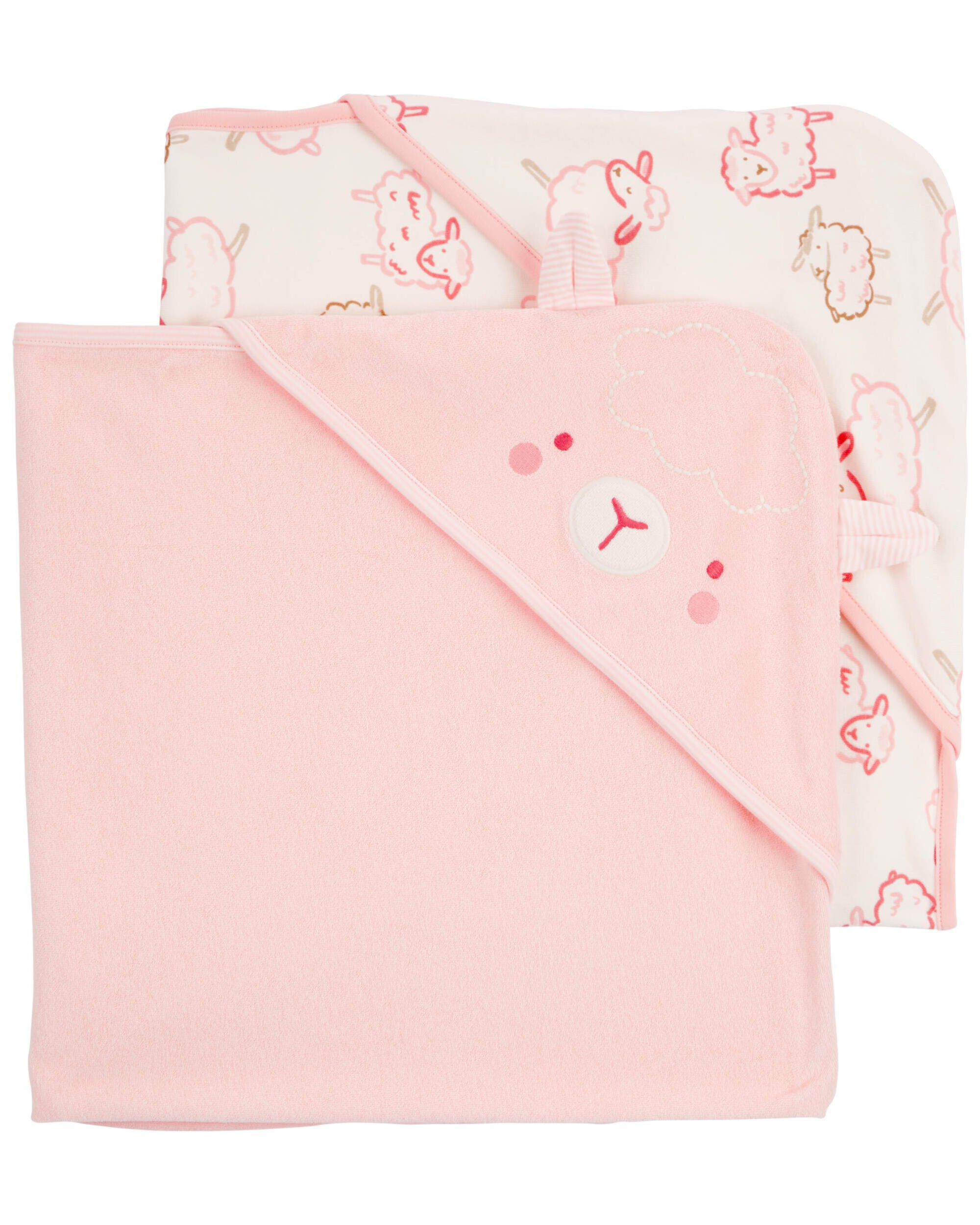 Детские полотенца Carter's Baby 2-Pack Hooded Towels Carter's