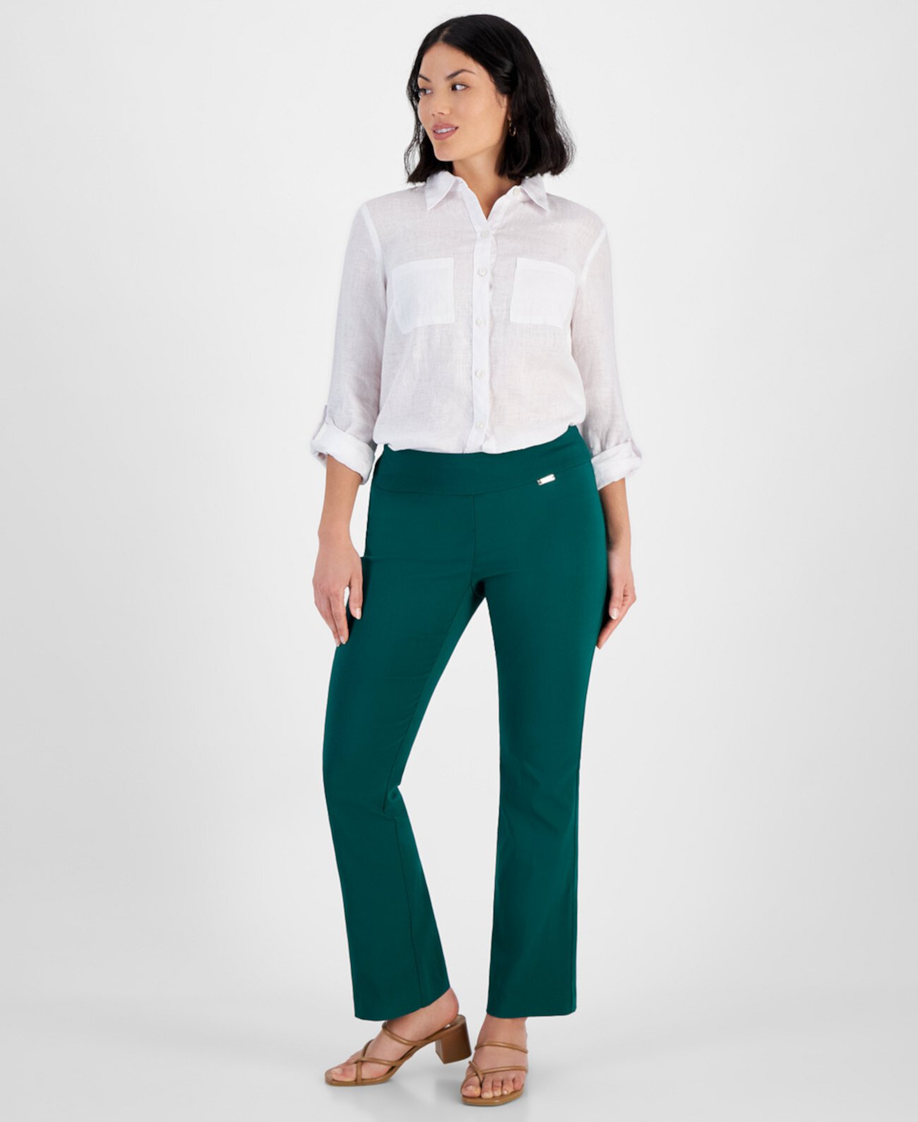 Petite Mid-Rise Bootcut Pants, Created for Macy's I.N.C. International Concepts