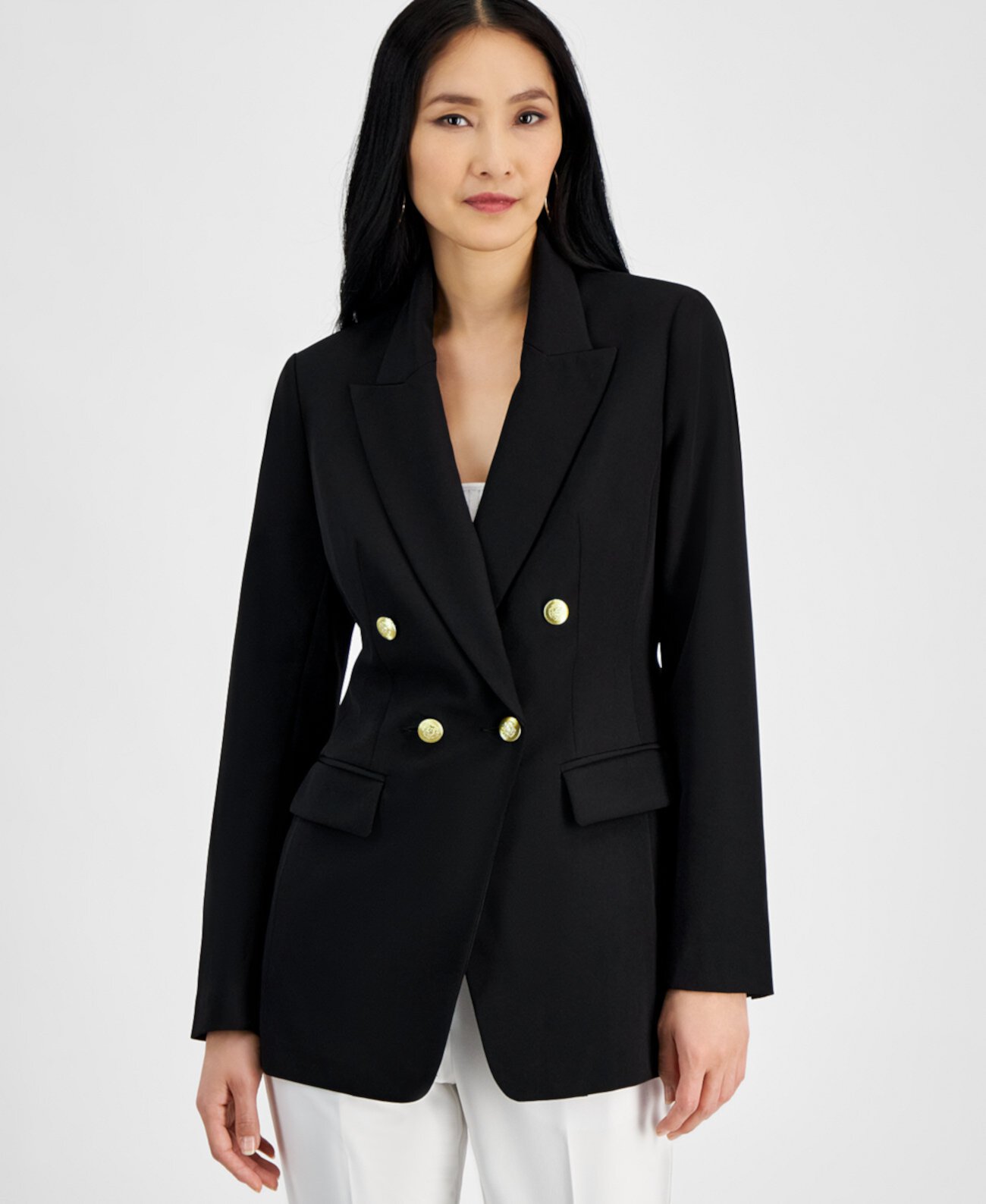 Женский двубортный пиджак, созданный для Macy's I.N.C. International Concepts