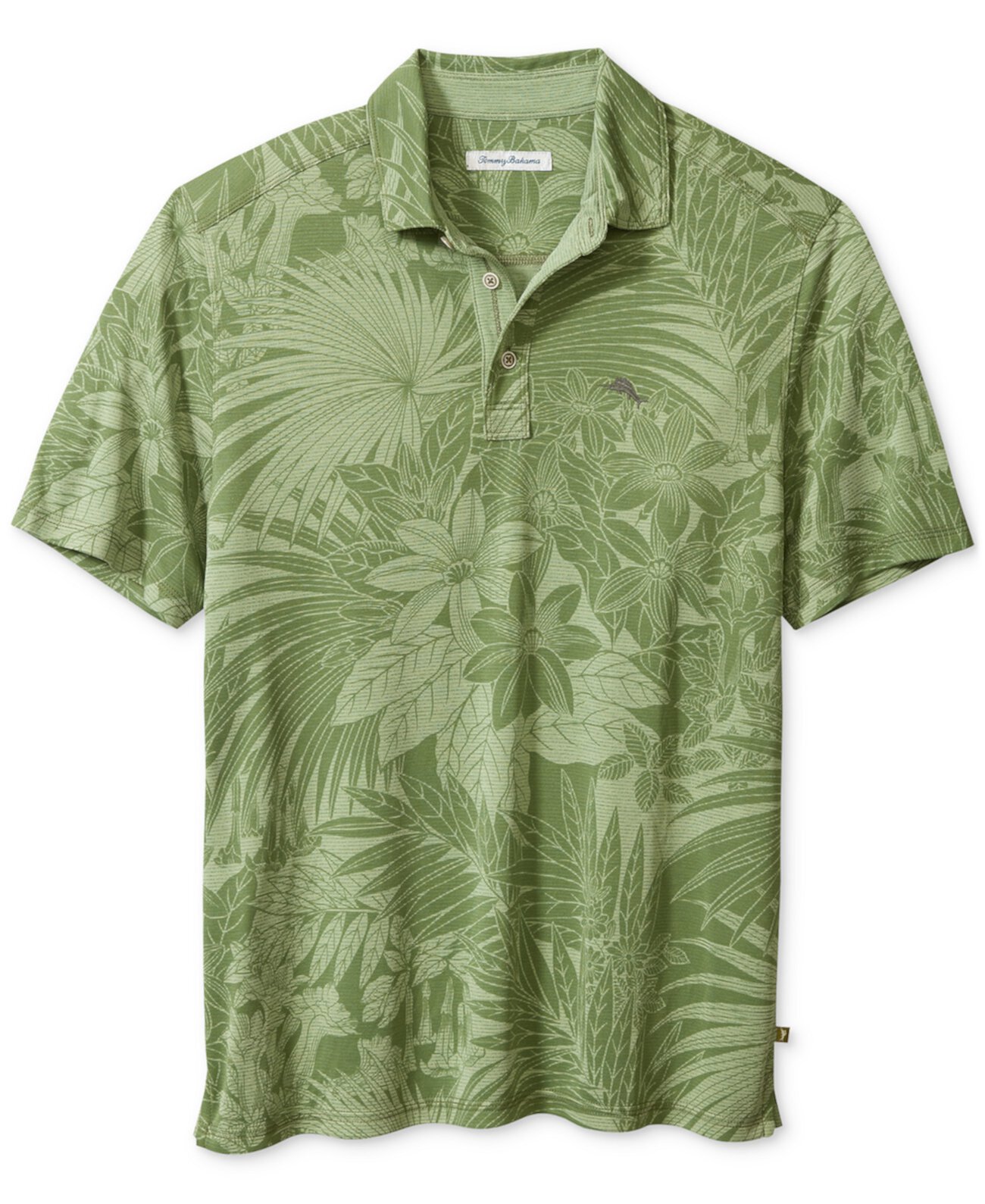 Мужская рубашка-поло с принтом Santiago Paradise Tommy Bahama