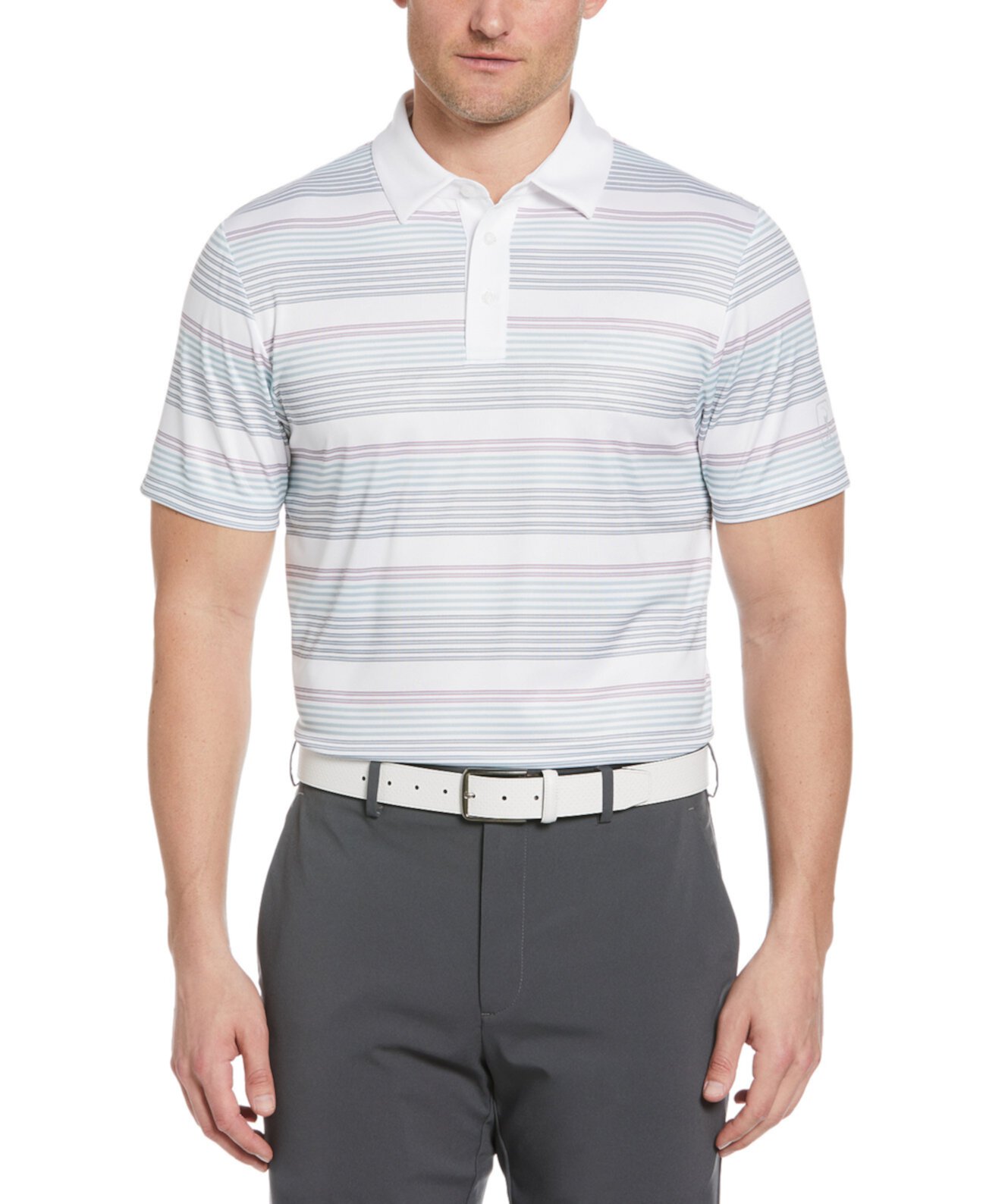Мужская рубашка-поло в полоску PGA TOUR Polo PGA TOUR