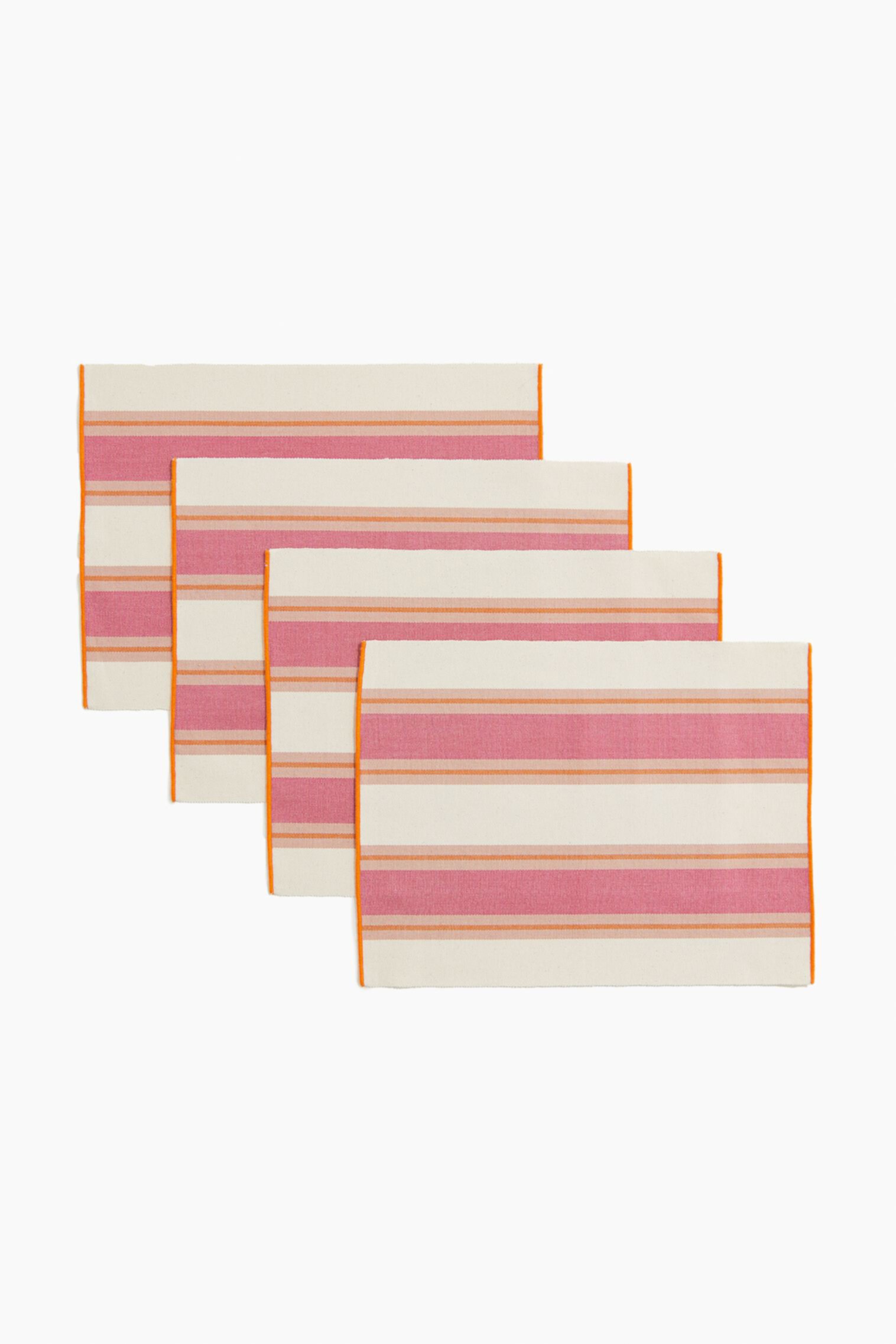 4-pack Striped Placemats H&M