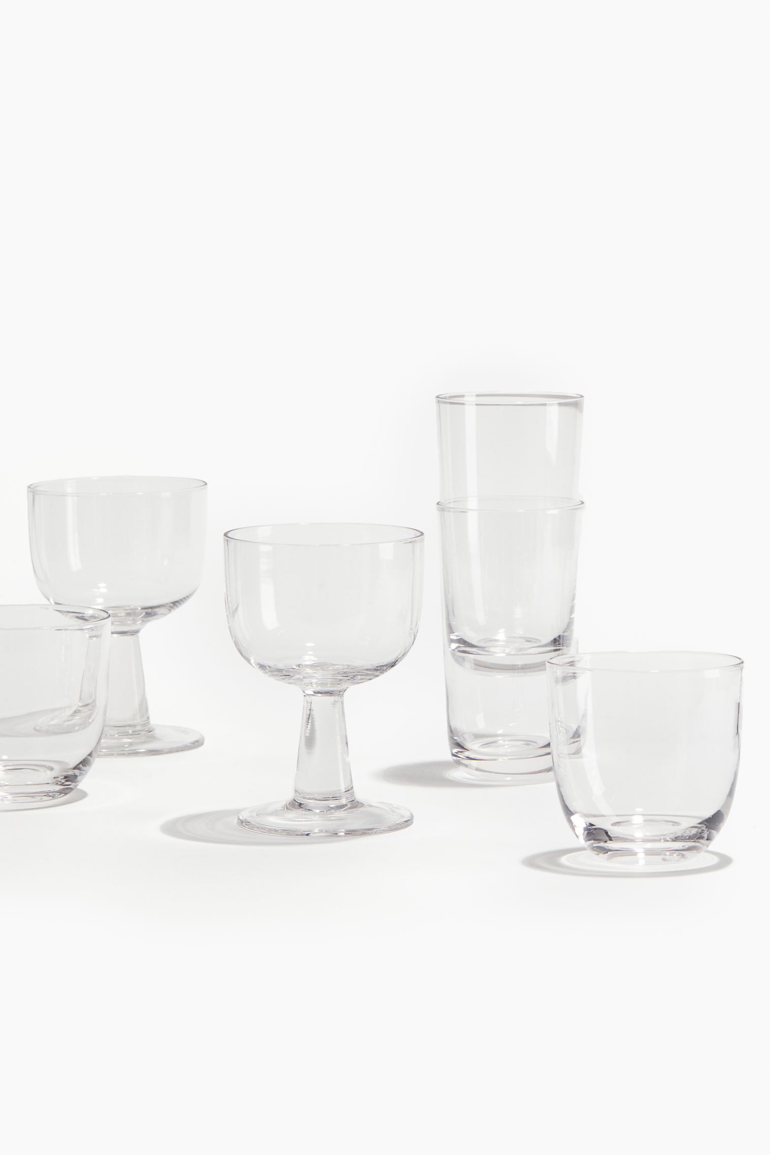 2-pack Tall Beverage Glasses H&M