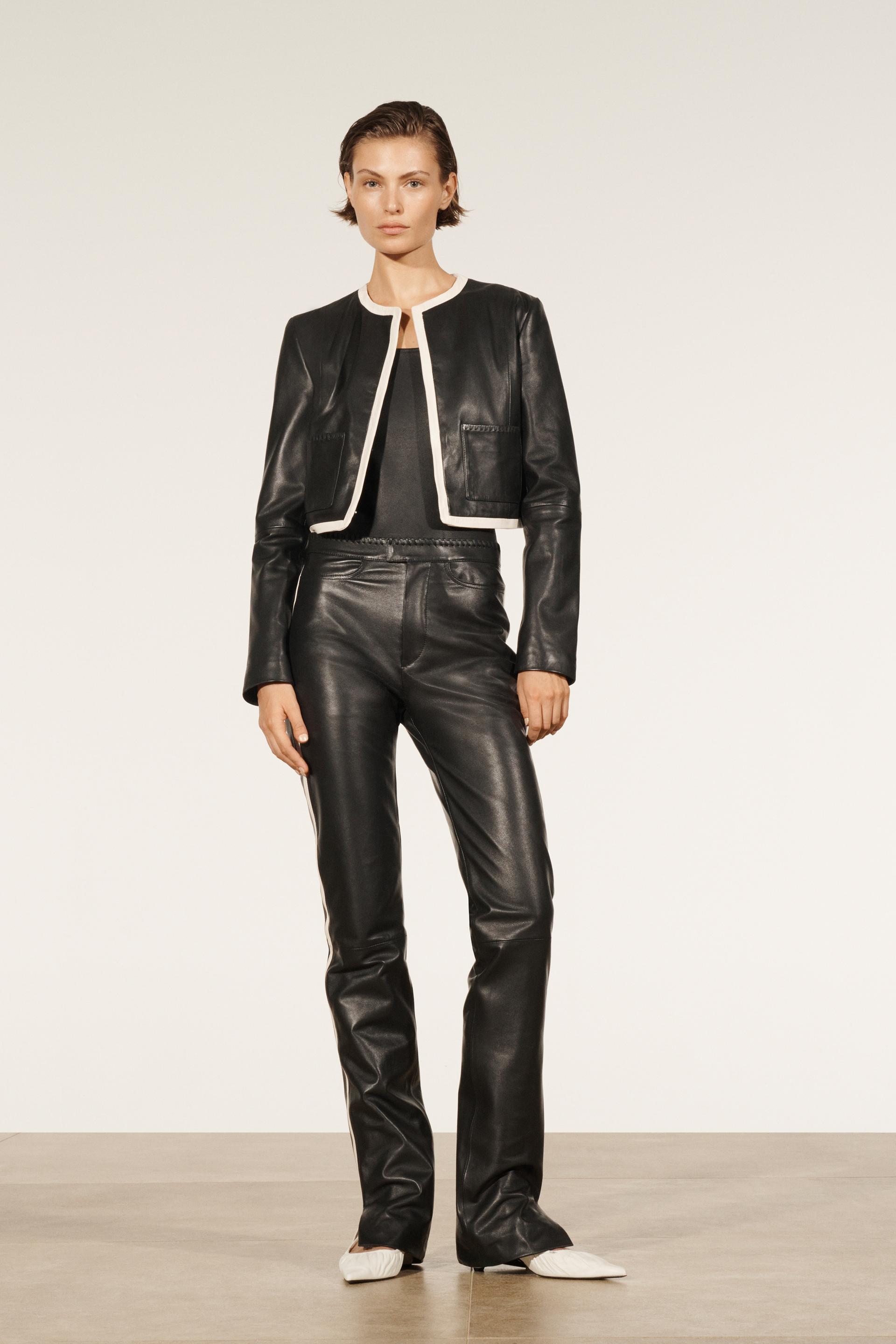 CROPPED LEATHER JACKET LIMITED EDITION ZARA