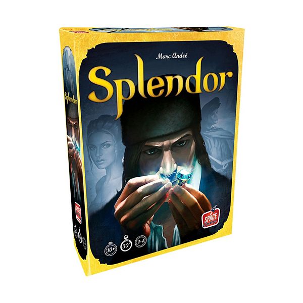 Настольная игра Splendor для 2-4 игроков, от 10 лет и старше, с 35 токенами драгоценных камней Mattel